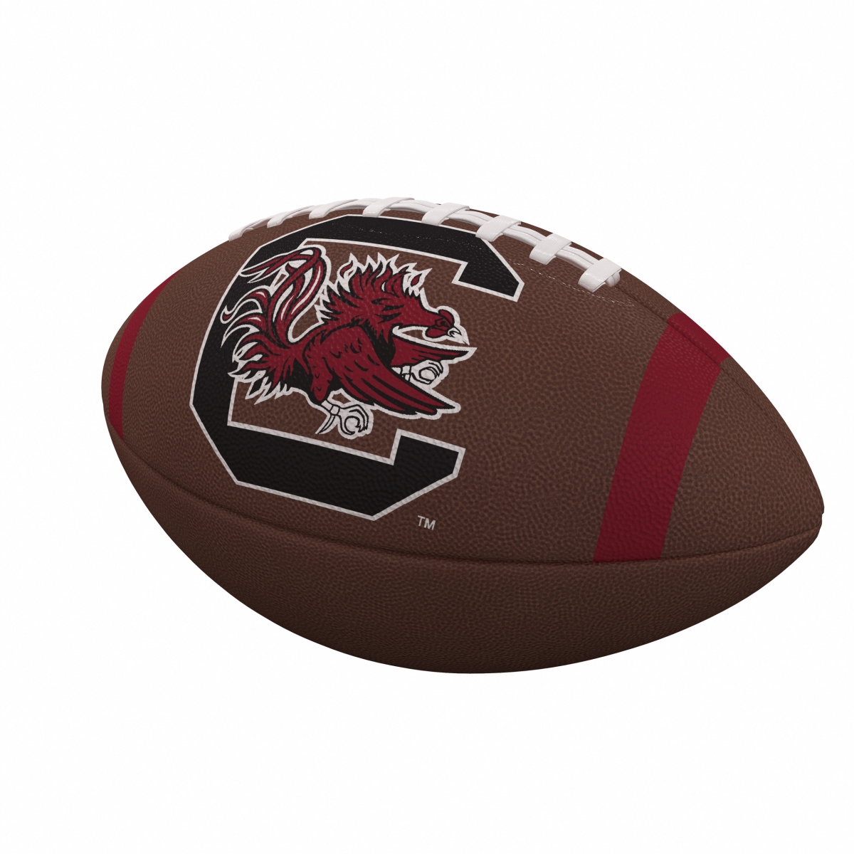 Picture of Logo Brands 208-93FC-1 South Carolina Team Stripe Official-Size Composite Football