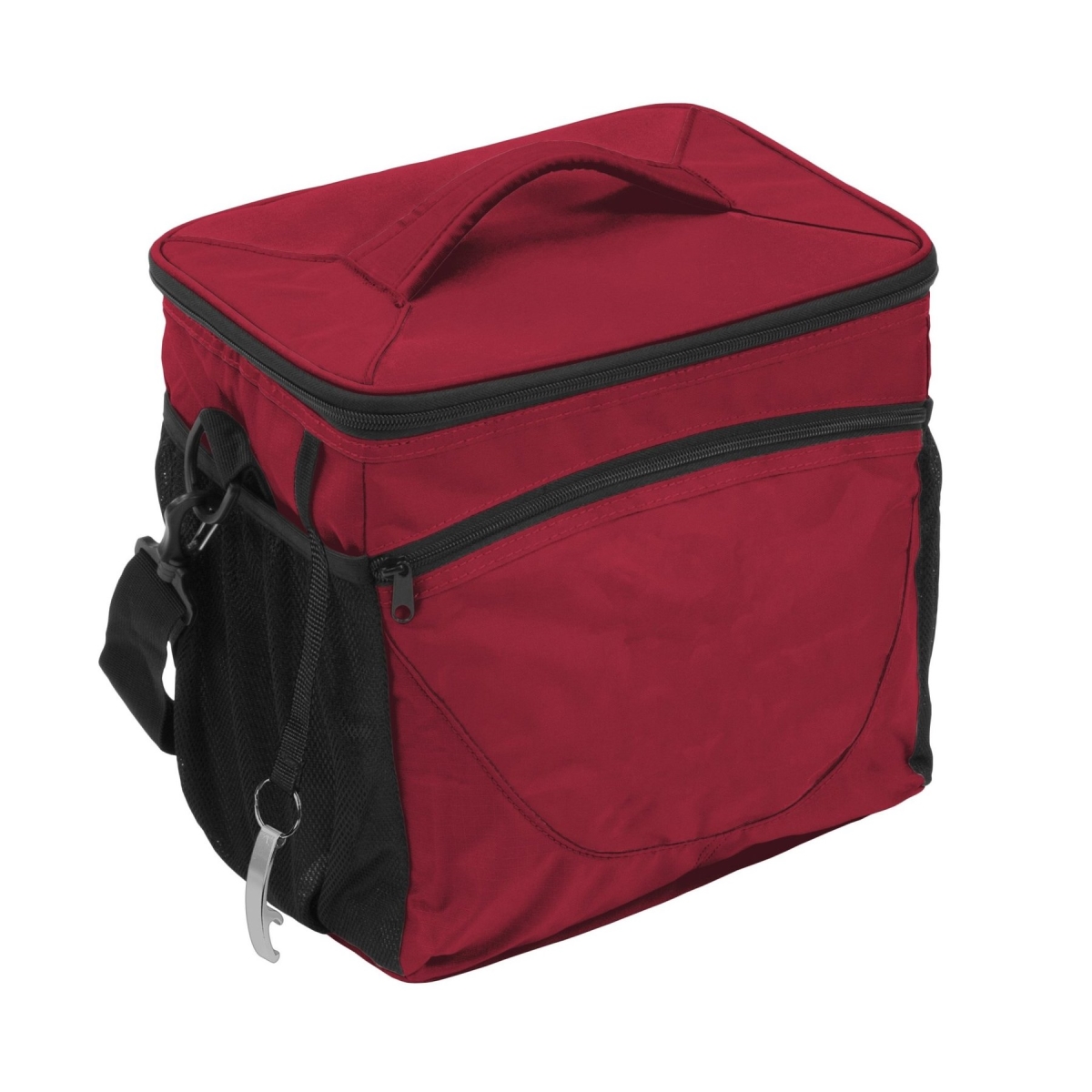 Plain Garnet Cooler for Holds 24 Standard 12 oz Cans