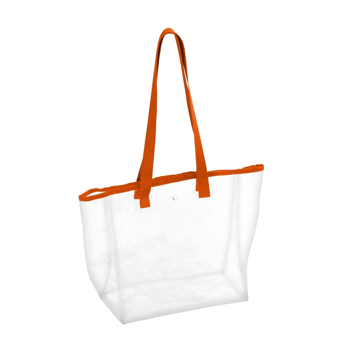 Plain Orange Stadium Clear Bag