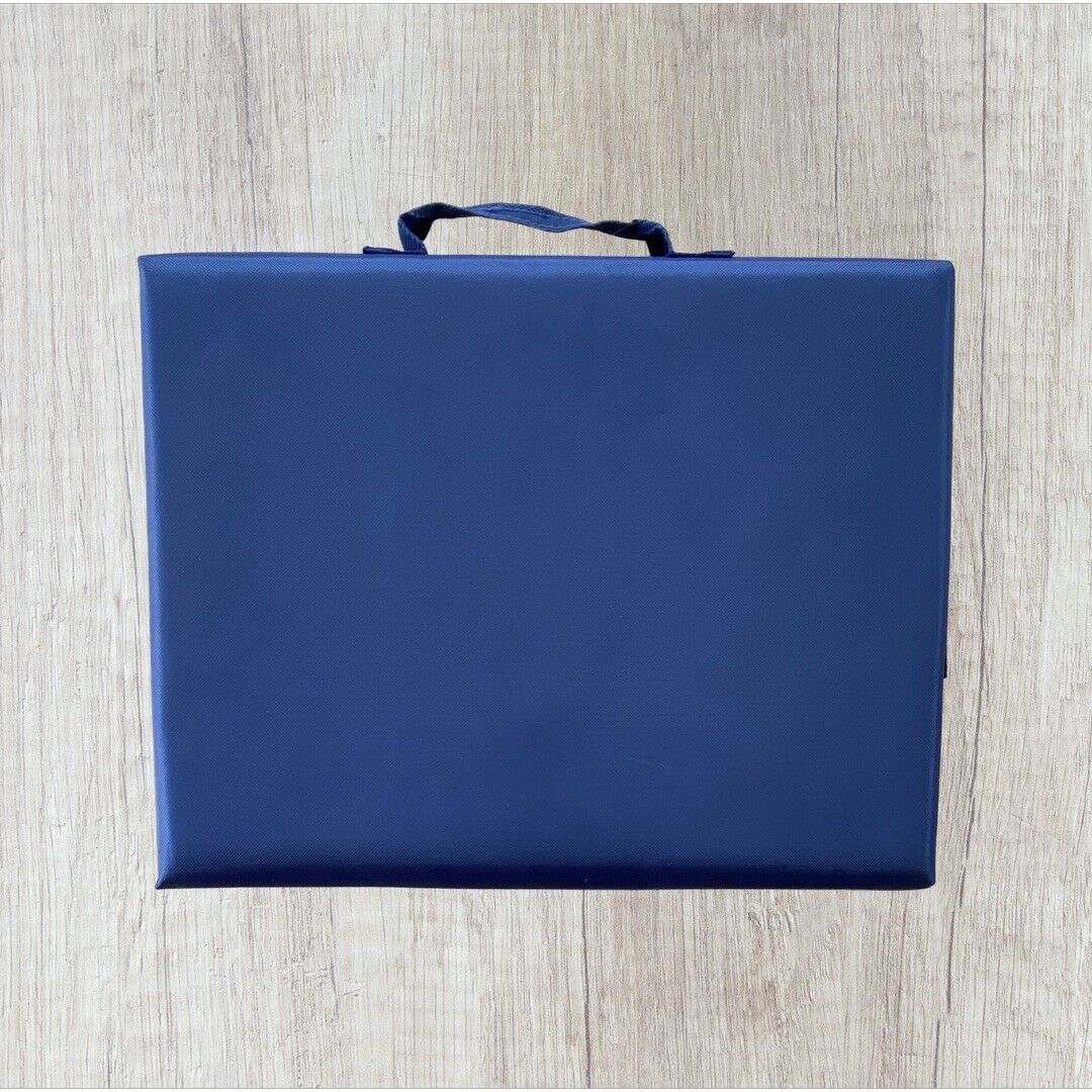 001-71B-NAVY Plain Bleacher Cushion, Navy