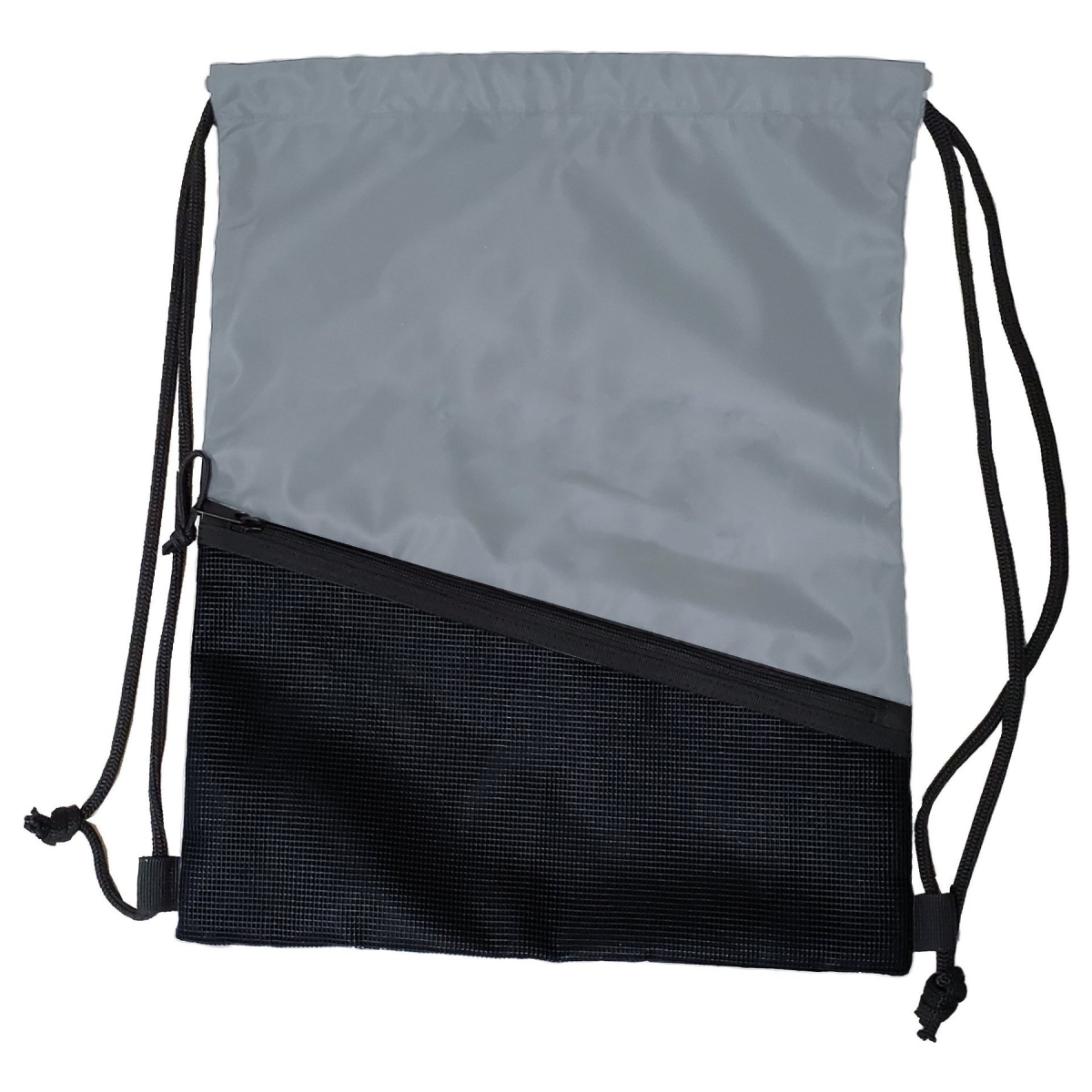 001-871-GRY Plain Gray Tilt Backsack