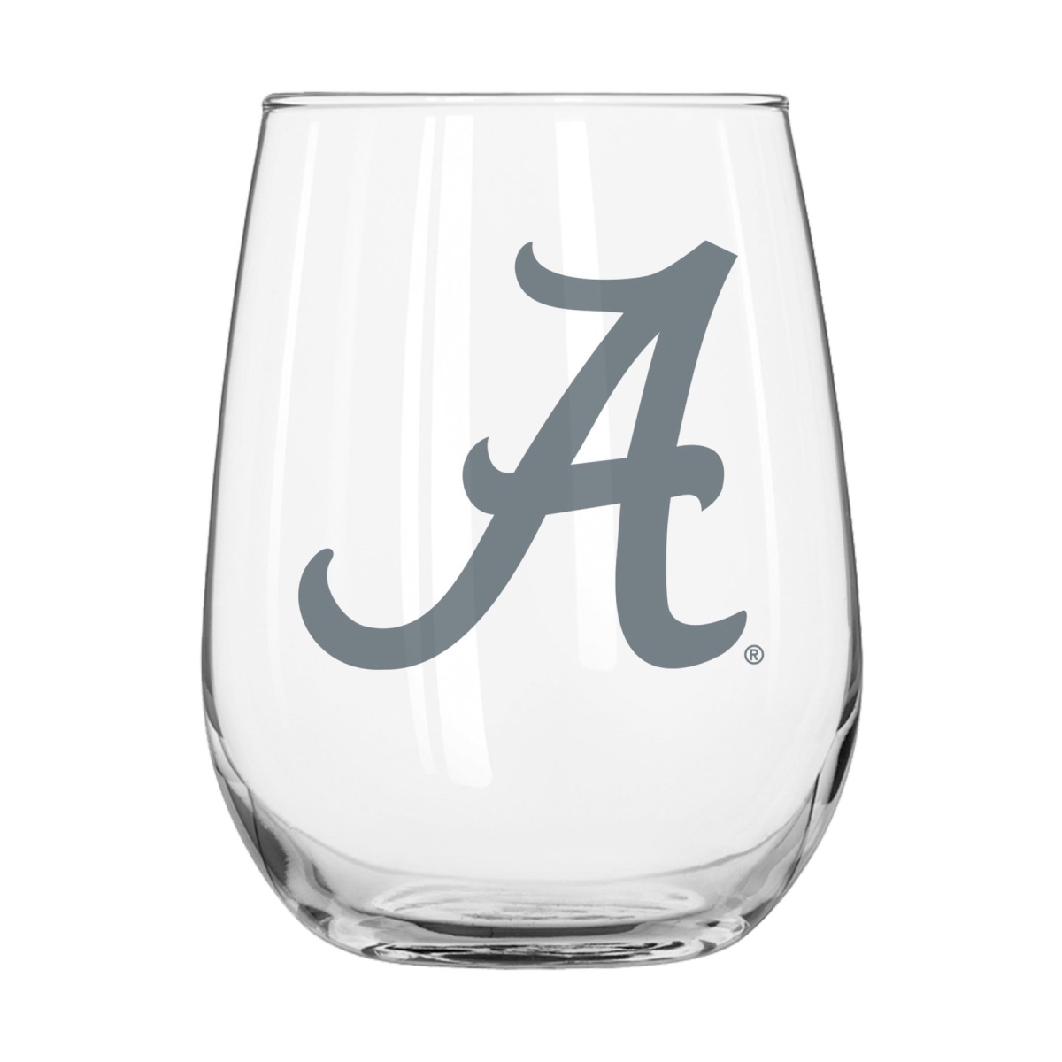 Picture of Logo Chair 102-G16CB-20 16 oz NCAA Alabama Crimson Tide Frost Curved Beverage Glass