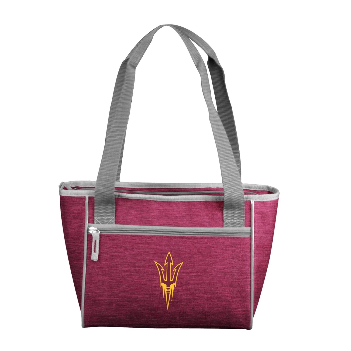 Picture of Logo Chair 107-83-CR1 NCAA Arizona State Sun Devils Crosshatch Cooler Tote Bag Holds for 16 Cans