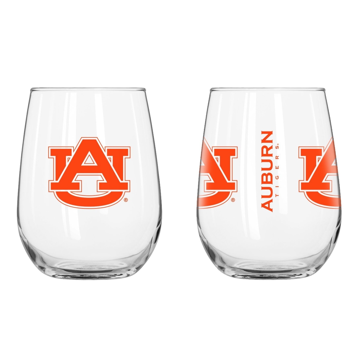 Picture of Logo Chair 110-G16CB-1 16 oz NCAA Auburn Tigers Gameday Curved Beverage Glass