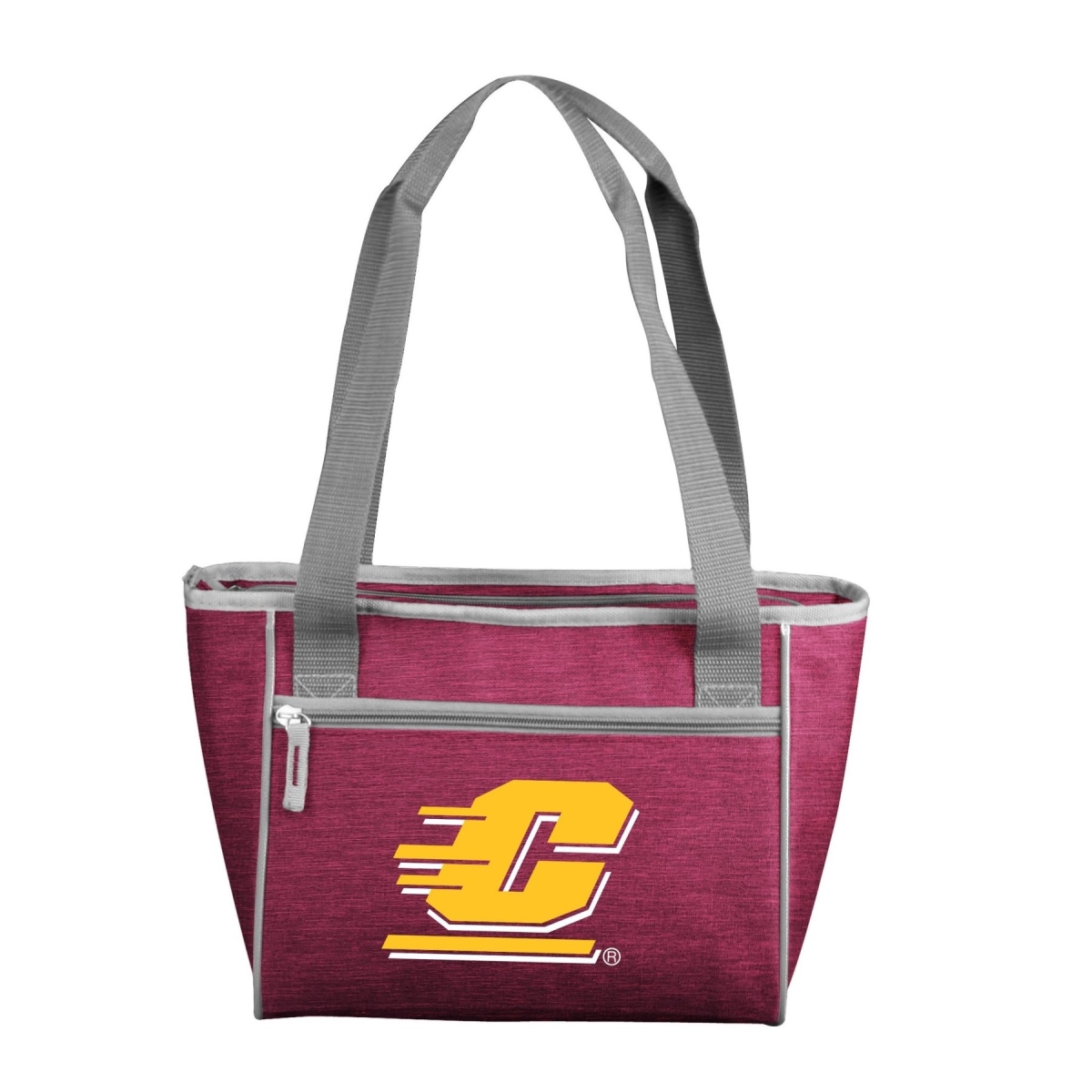 Picture of Logo Chair 119-83-CR1 NCAA Central Michigan Chippewas Crosshatch Cooler Tote Bag Holds for 16 Cans