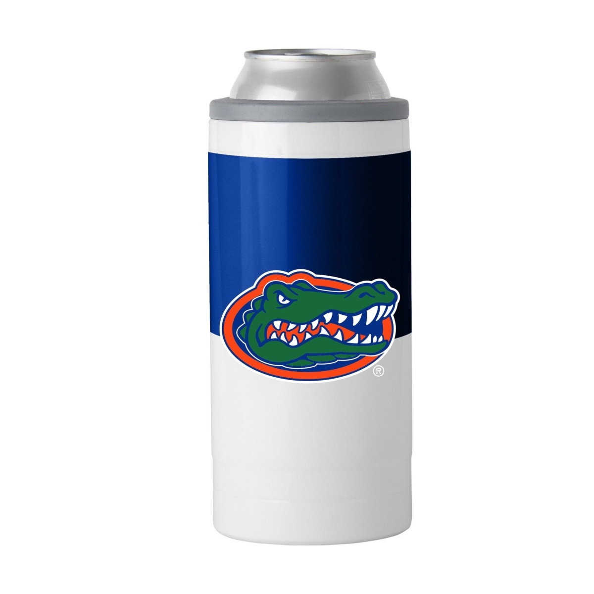 Picture of Logo Chair 135-S12C-11 12 oz NCAA Florida Gators Colorblock Slim Can Coolie