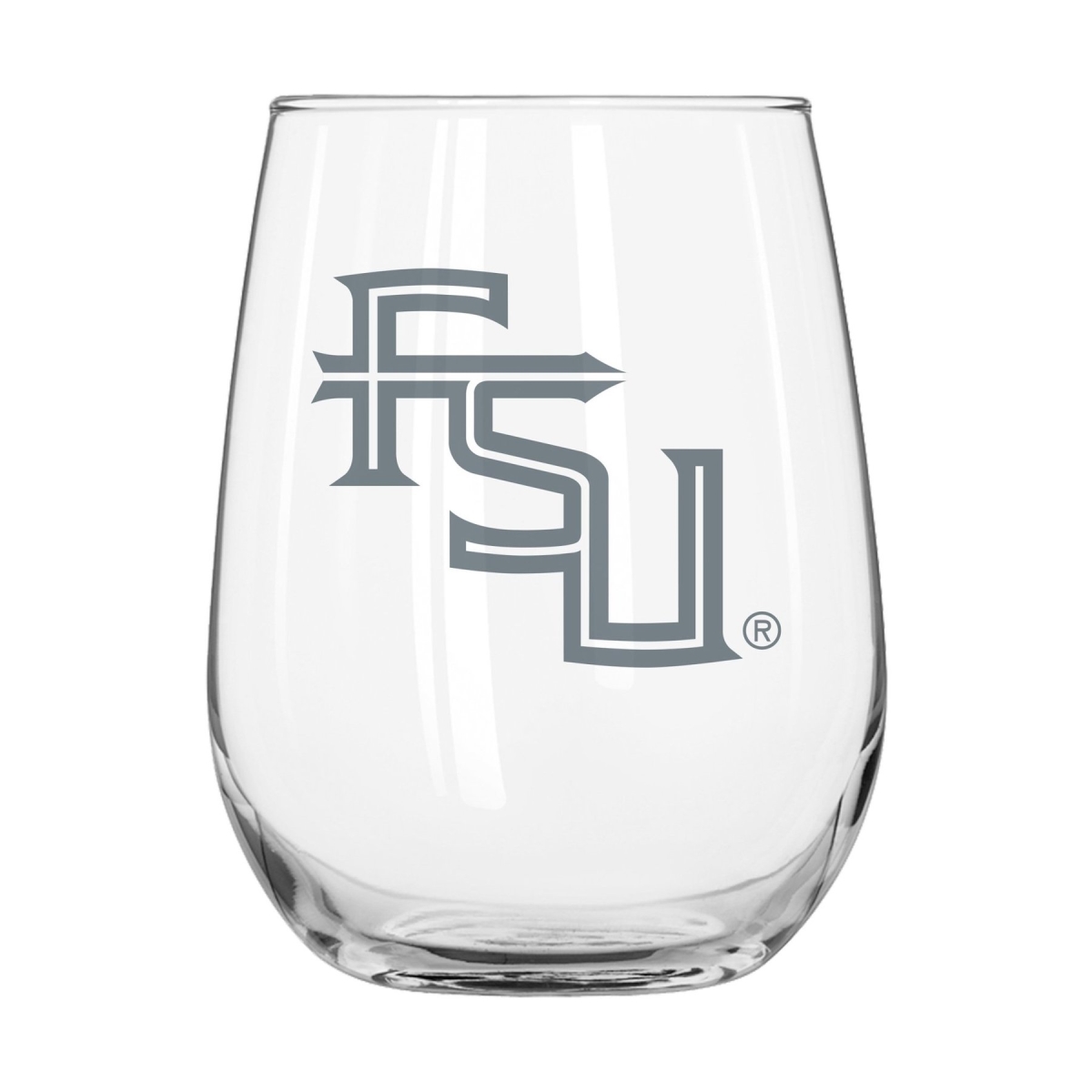 Picture of Logo Chair 136-G16CB-20 16 oz NCAA Florida State Seminoles Frost Curved Beverage Glass
