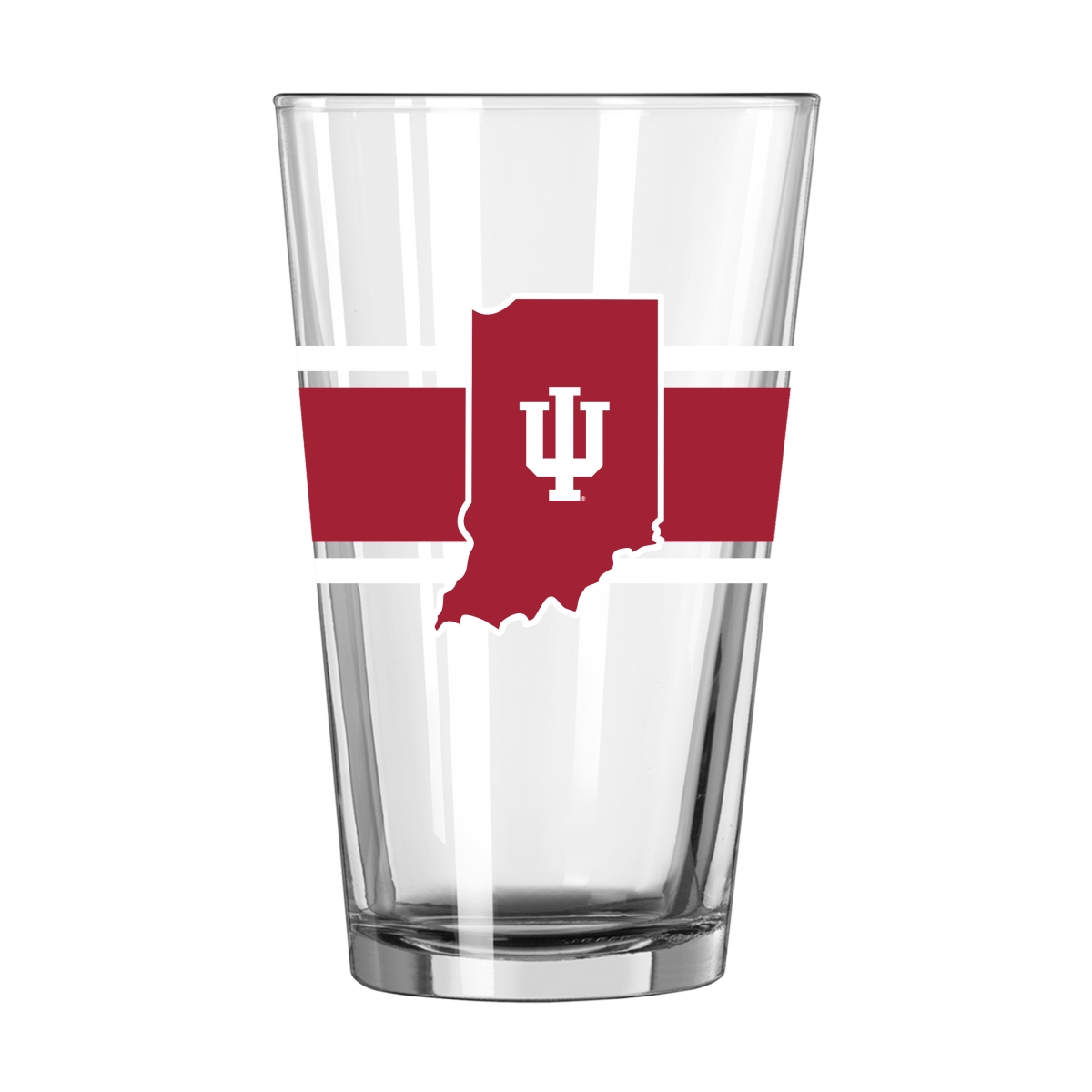153-G16P-16 Indiana 16 oz Stripe Pint Glass