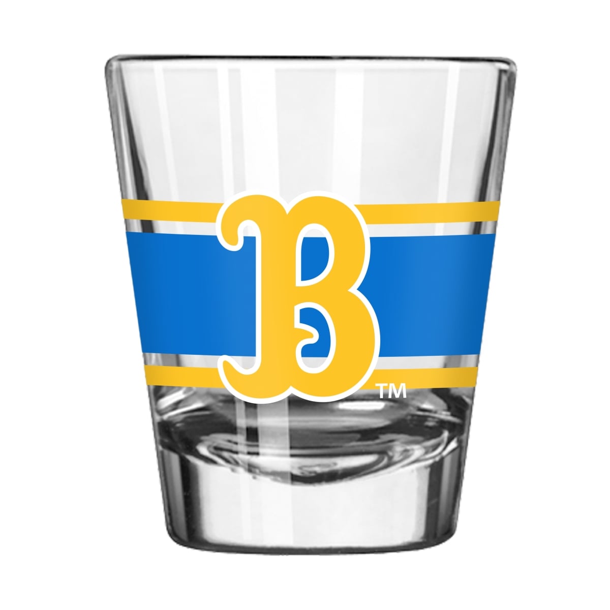 229-G2S-16 UCLA 2 oz Stripe Shot Glass
