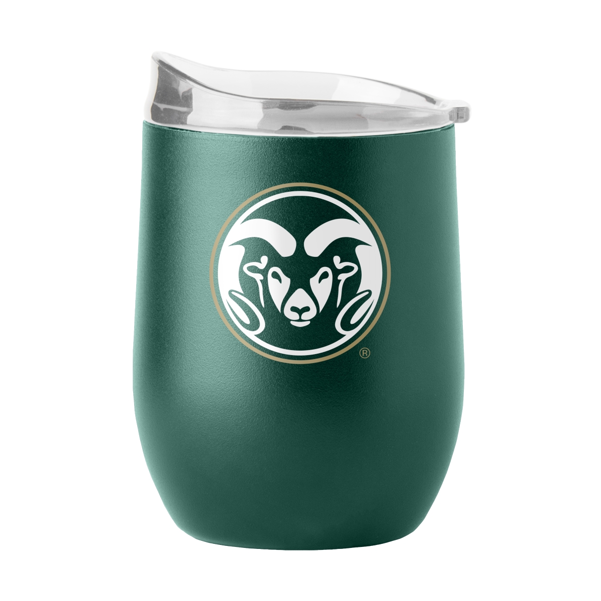 127-S16PB-34 Colorado State 16 oz Flipside Powder Coat Curved Beverage