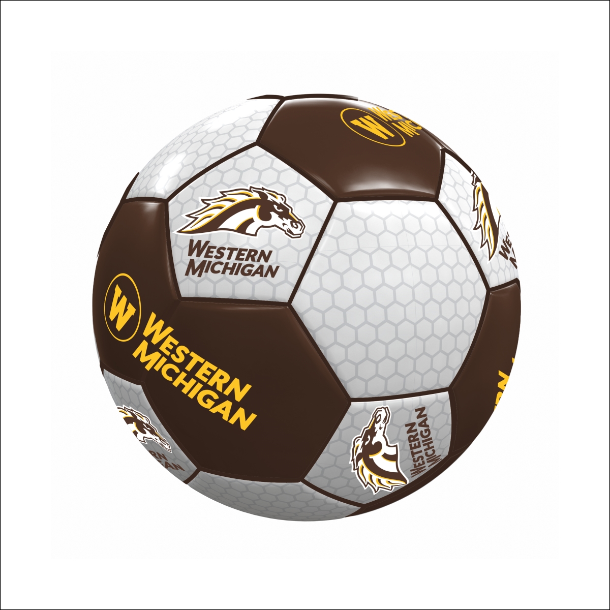 290-94S1-1 Western Michigan Mini Soccer Ball