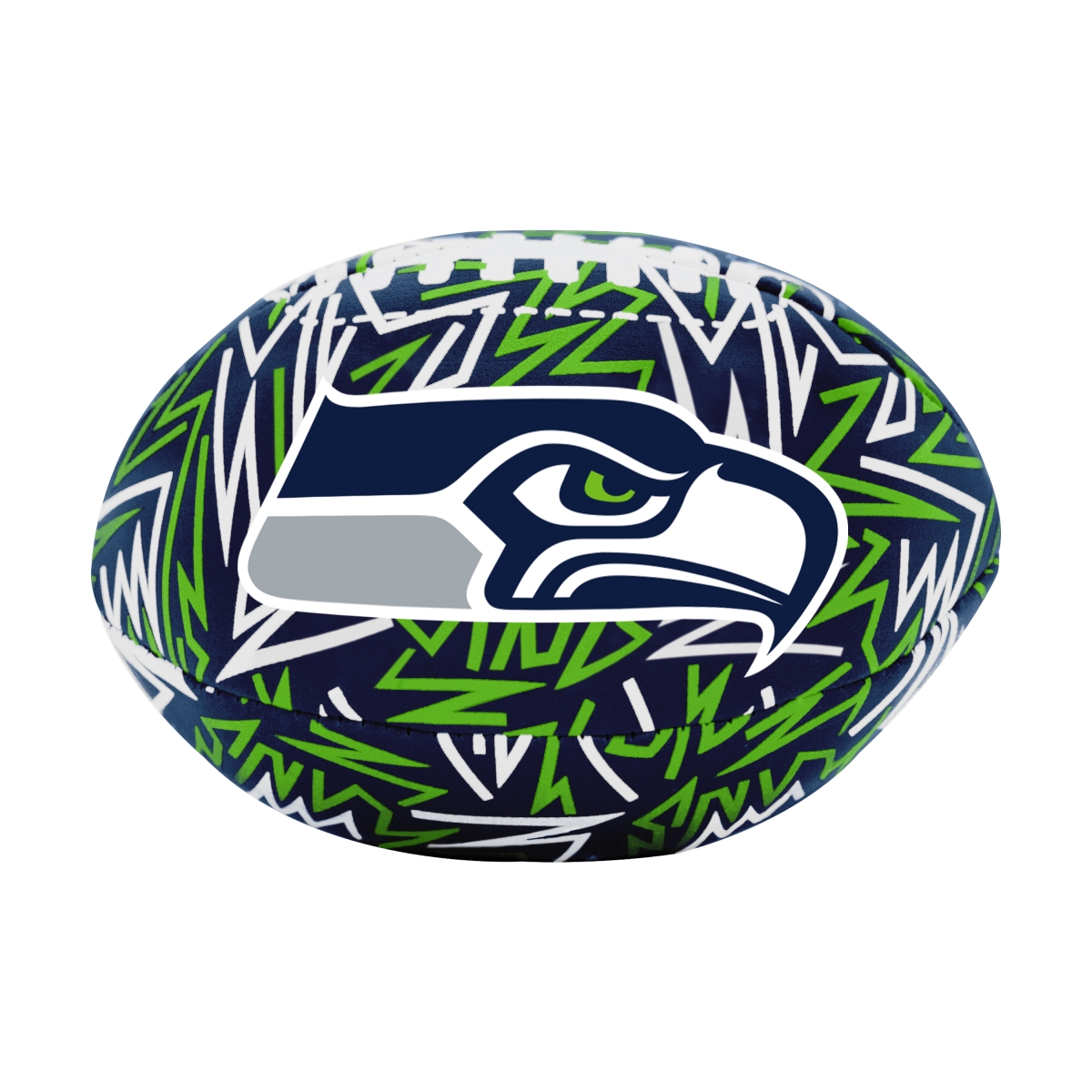628-93MCS-R1 Seattle Seahawks Graffiti Micro Soft Football