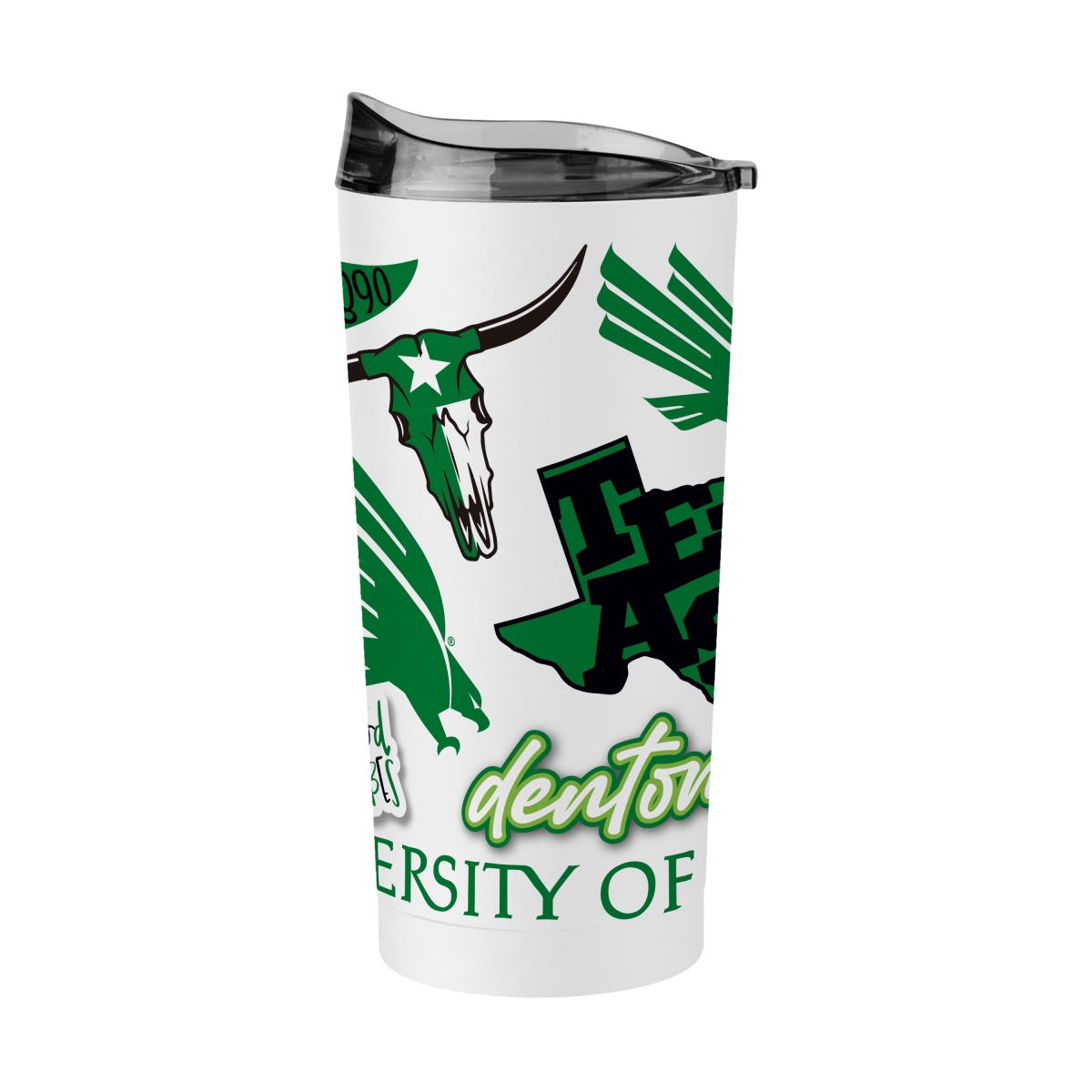 187-S20PT-63 20 oz North Texas Native Powder Coat Tumbler