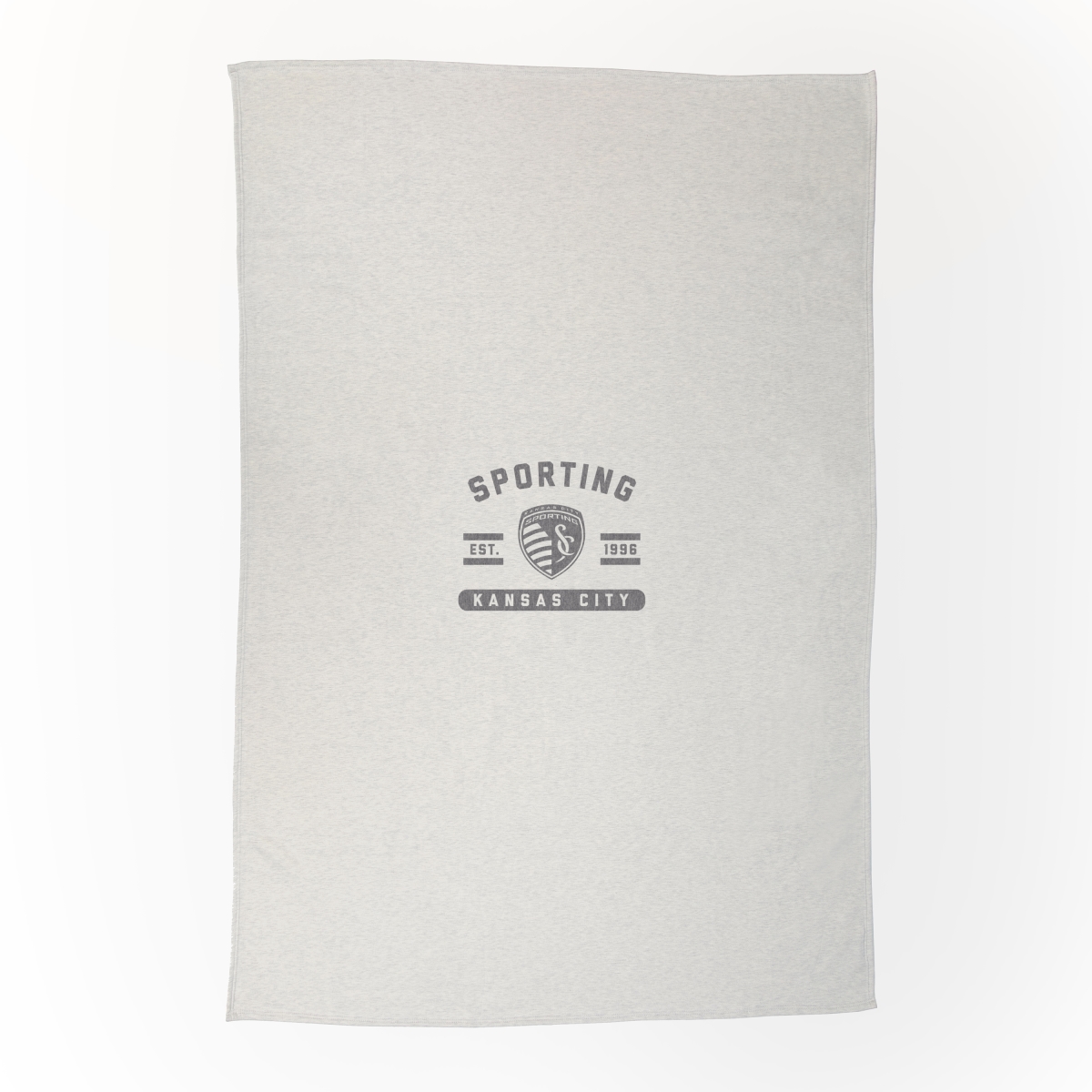 Picture of Logo Brands 908-74DS Sporting KC Sublimated Sweatshirt Blanket