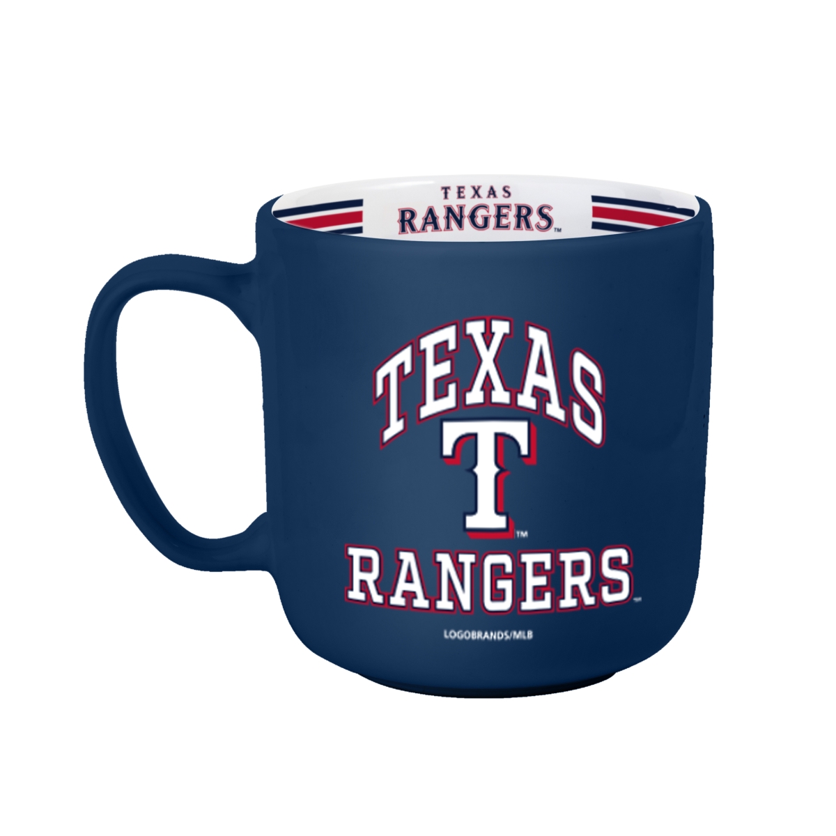 Picture of Logo Brands 529-C15SM Texas Rangers 15 oz Stripe Mug