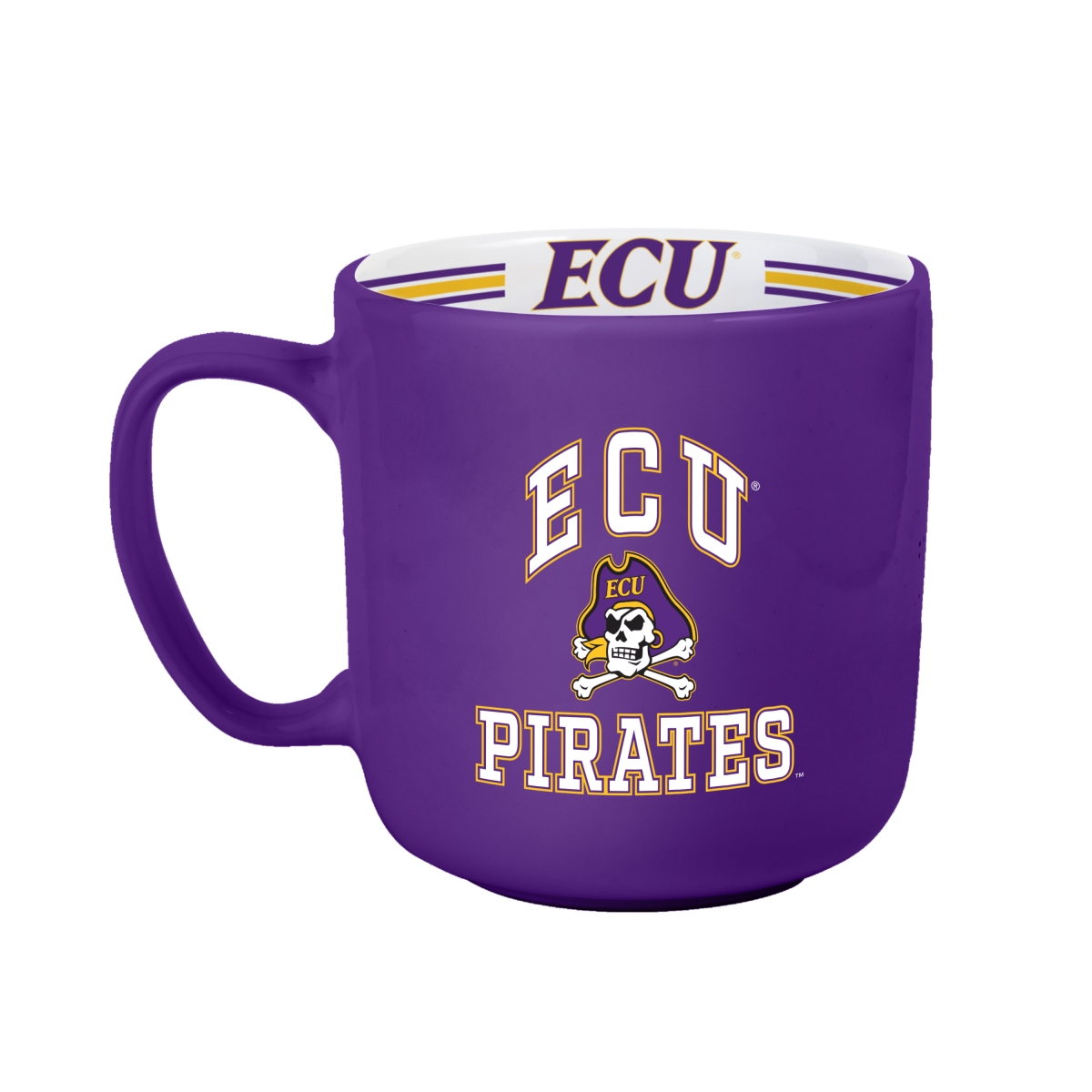 131-C15SM East Carolina 15 oz Stripe Mug