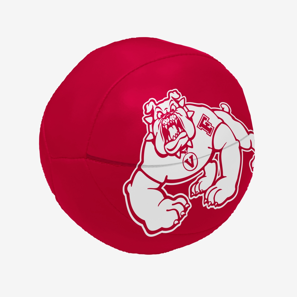 140-91MCS-C1 Fresno State Two Logo Micro Soft Basketball