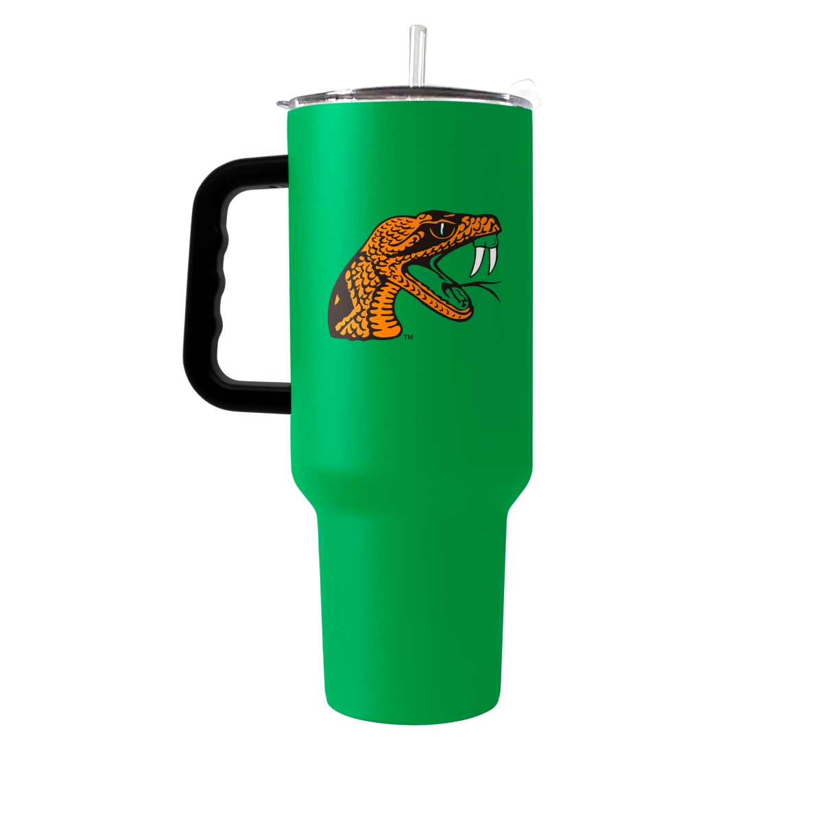 Picture of Logo Brands 137-S40PT-34 Florida A&M 40 oz Flipside Powder Coat Tumbler