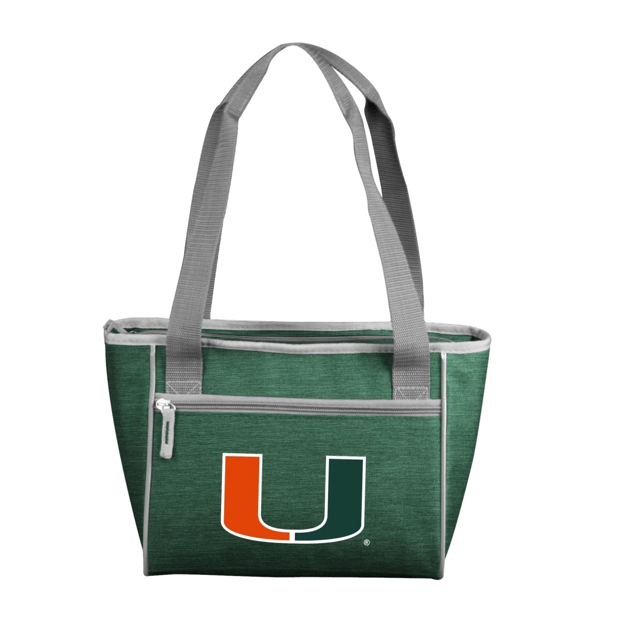 Picture of Logo Chair 169-83-CR1 NFL Miami Dolphins Crosshatch Cooler Tote Bag Holds for 16 Cans
