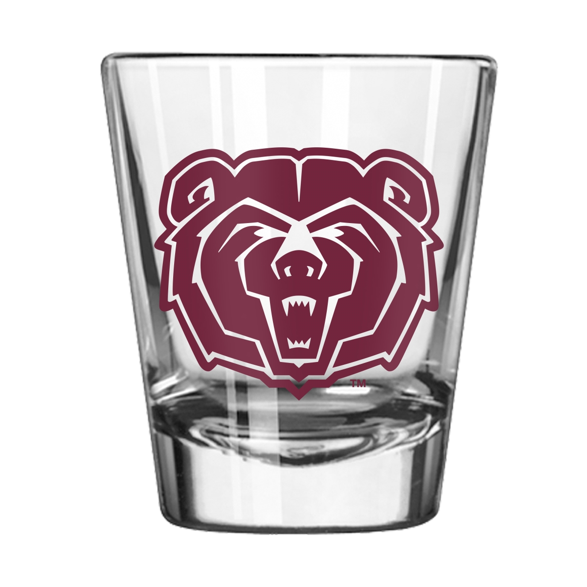 Picture of Logo Brands 271-G2S-1 Missouri State 2 oz Gameday Shot Glass