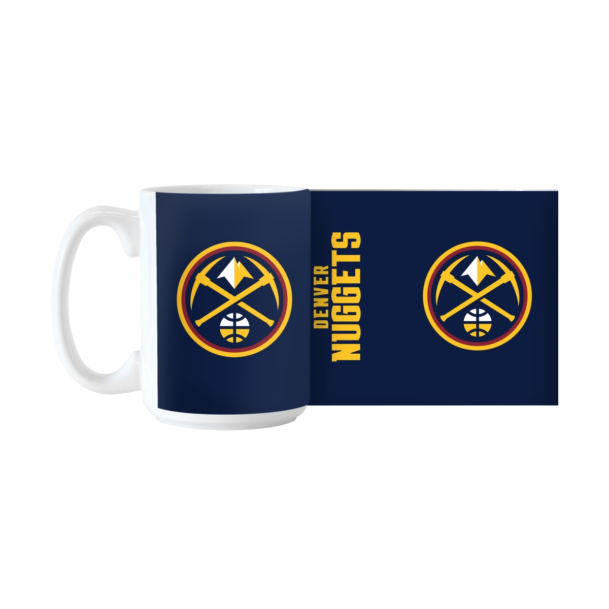 707-C15M-1 Denver Nuggets 15 oz Gameday Sublimated Mug