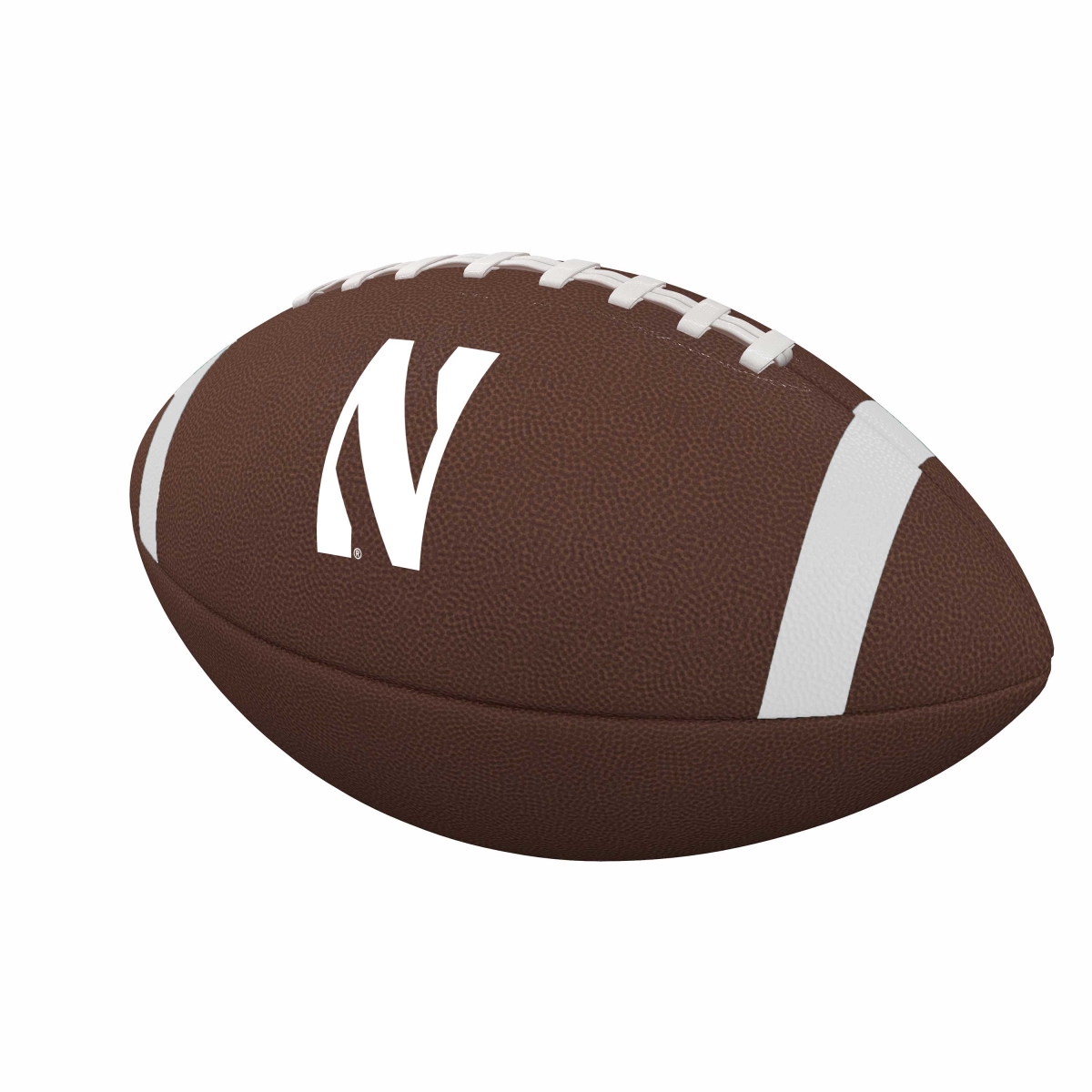 189-93FC-1 Northwestern Team Stripe Official-Size Composite Football