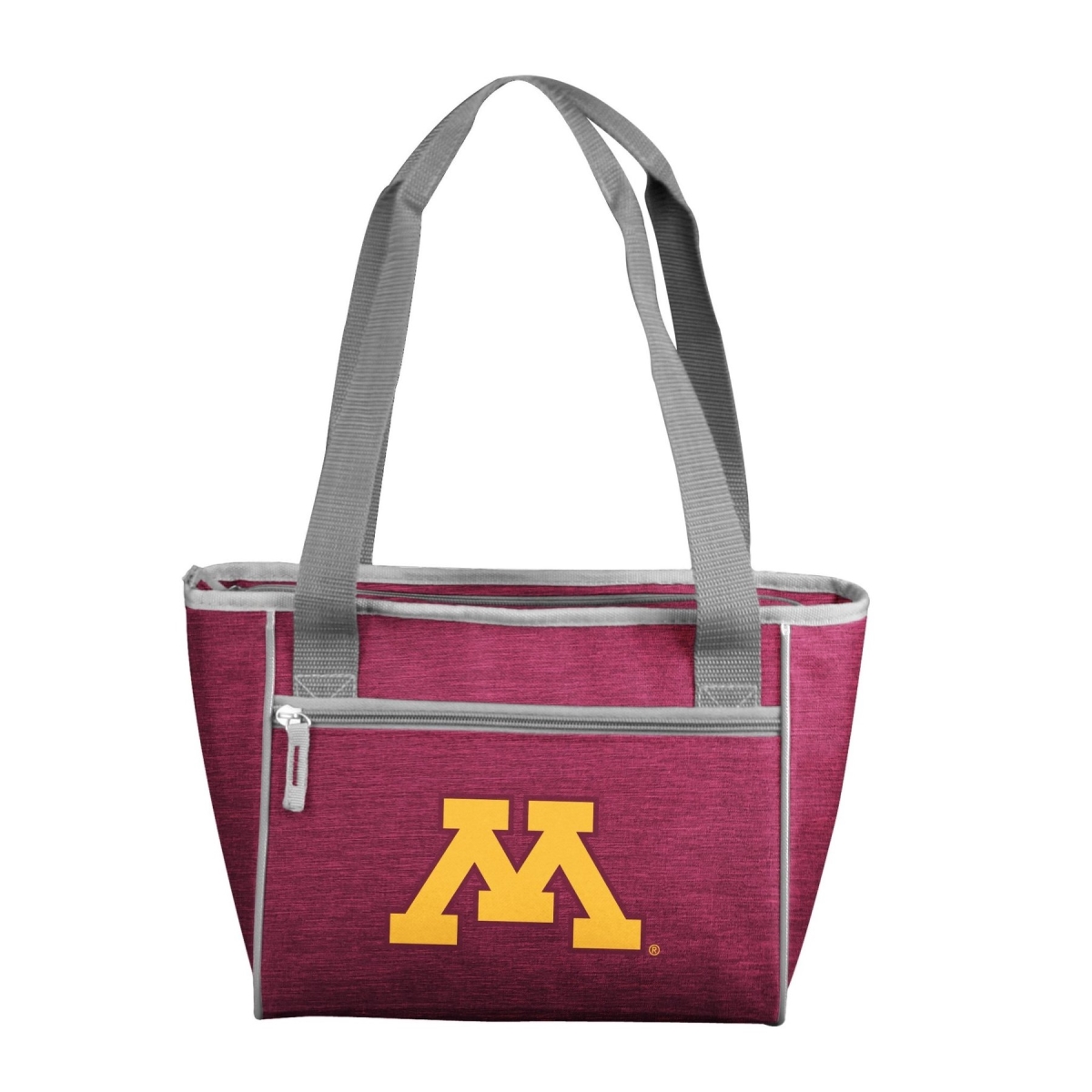 Picture of Logo Chair 175-83-CR1 NCAA Minnesota Golden Gophers Crosshatch Cooler Tote Bag Holds for 16 Cans