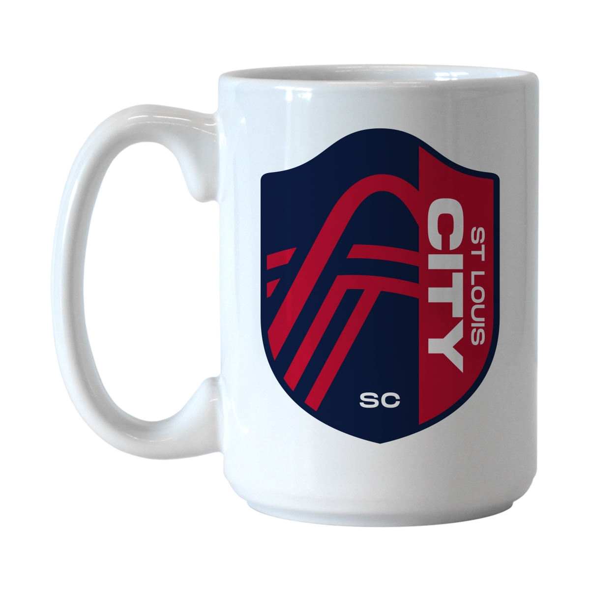 1076-C15M-1 St. Louis SC 15 oz Gameday Sublimated Mug