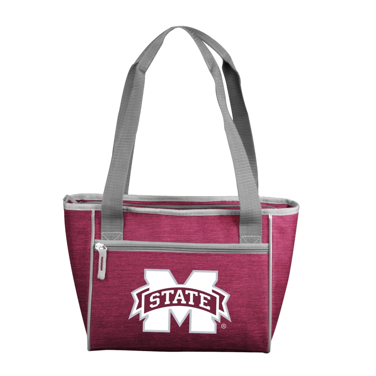 Picture of Logo Chair 177-83-CR1 NCAA Mississippi State Bulldogs Crosshatch Cooler Tote Bag Holds for 16 Cans