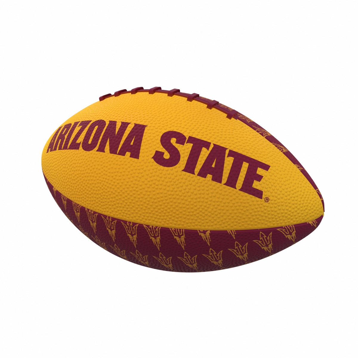 107-93MR-3 AZ State Repeating Mini-Size Rubber Football