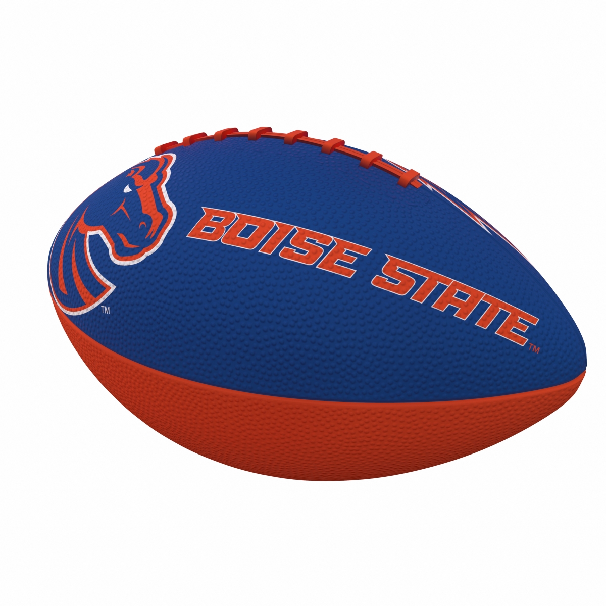 112-93JR-1 NCAA Boise State University Combo Logo Junior Size Rubber Football