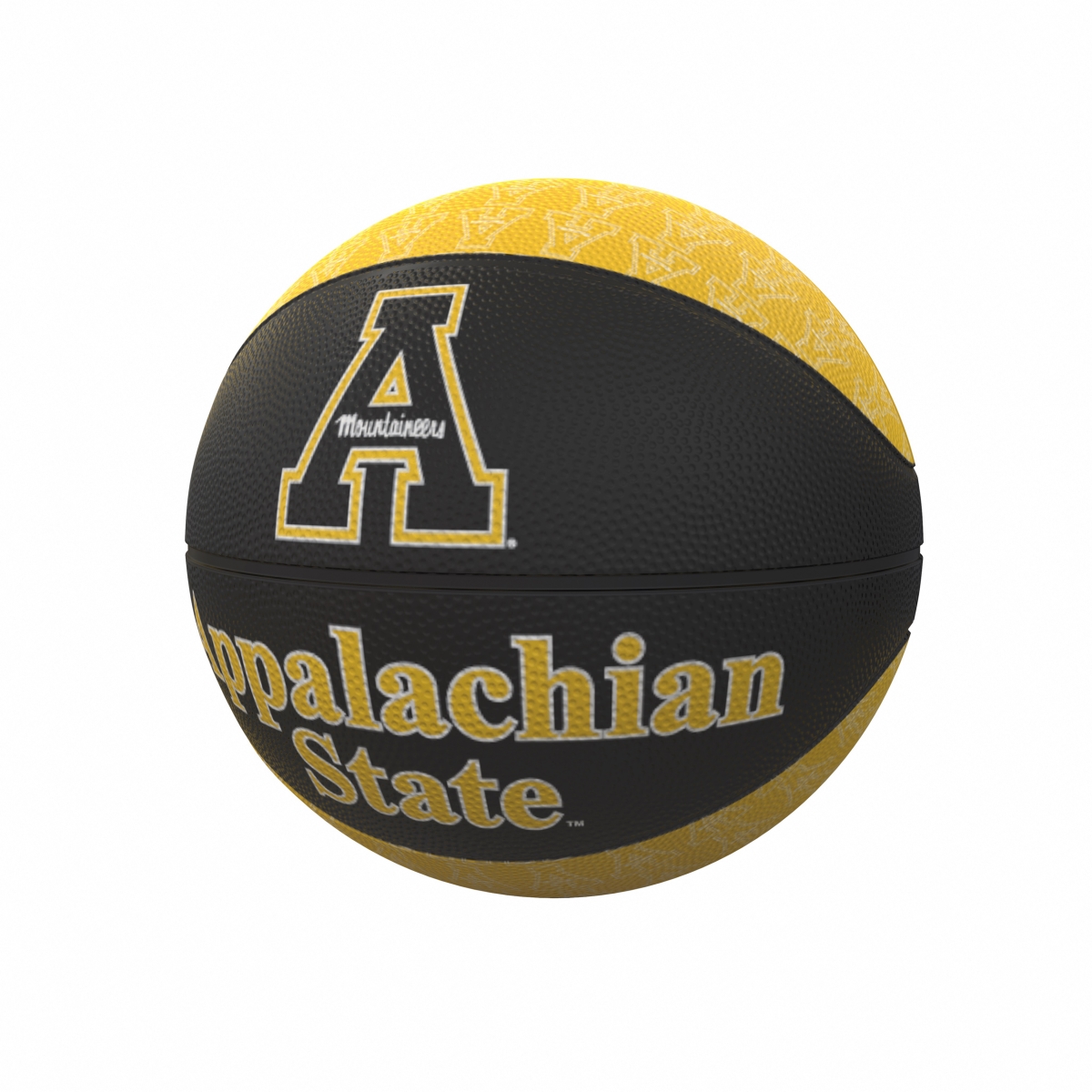105-91MR-1 Appalachian State Repeating Logo Mini-Size Rubber Basketball