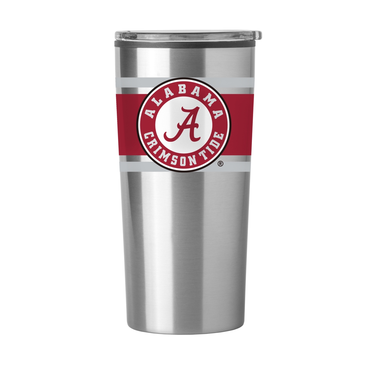 Picture of Logo Brands 102-SP20T-16 Alabama Stripe 20 oz Fusion Tumbler