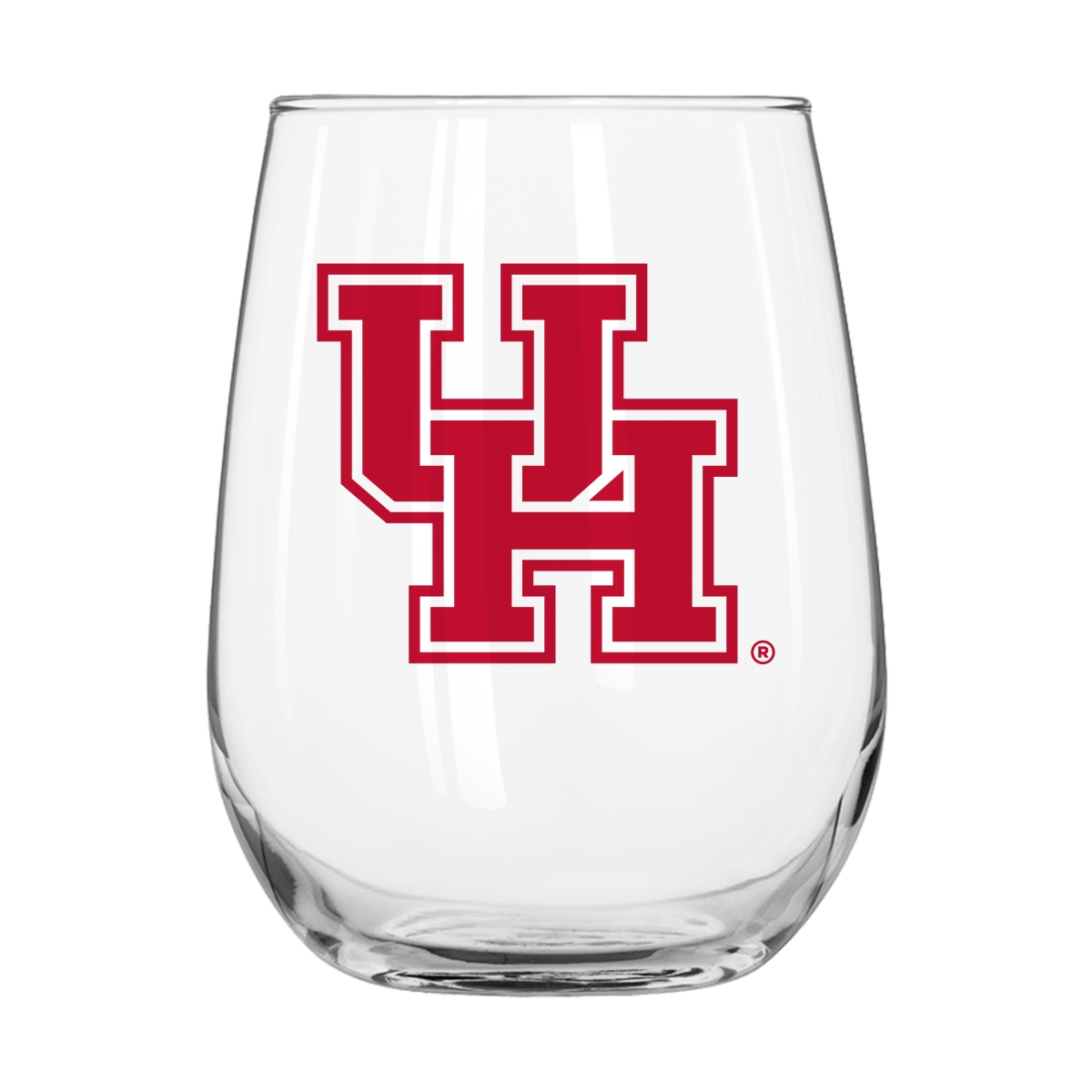 148-G16CB-1 Houston 16 oz Gameday Glass Curved Beverage