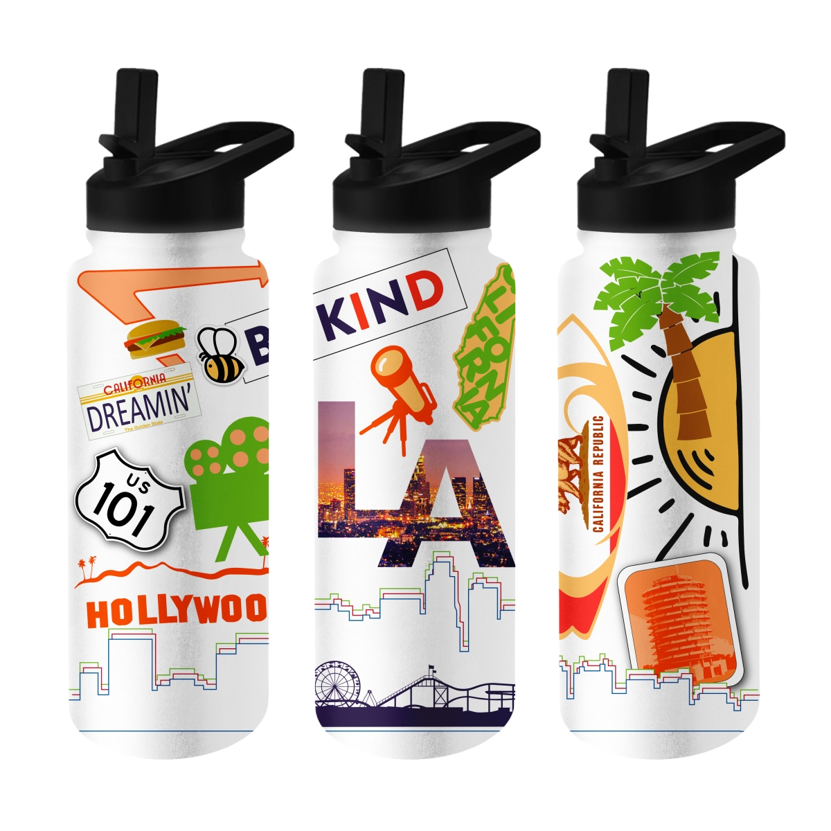 C4882-S34QB-63 Los Angeles 34 oz Native Quencher Bottle