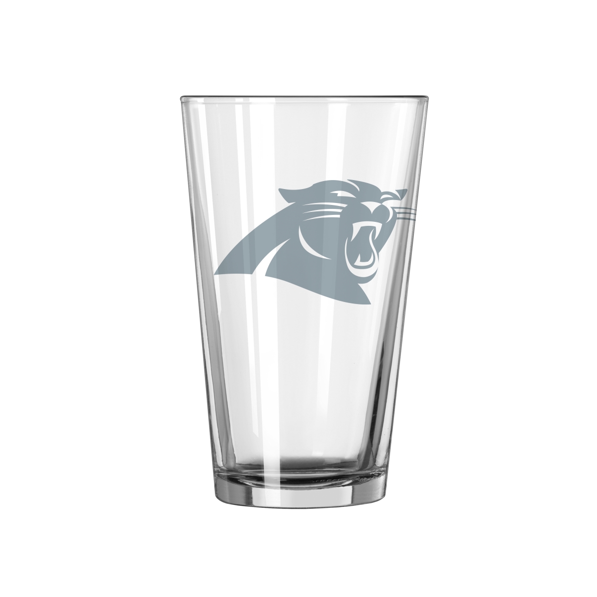 605-G16P-9 Carolina Panthers 16 oz Etched Pint Glass
