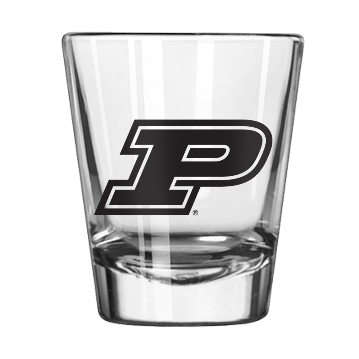Picture of Logo Brands 201-G2S-1 Purdue 2 oz Gameday Shot Glass