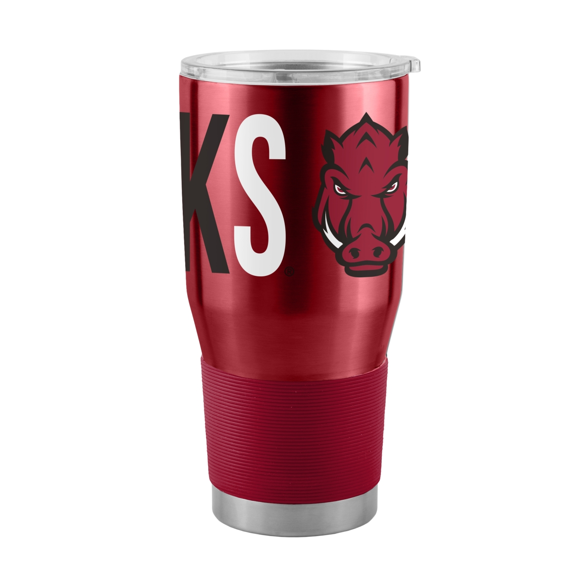 Picture of Logo Brands 108-S30T-4 Arkansas 30 oz Overtime Stainless Tumbler