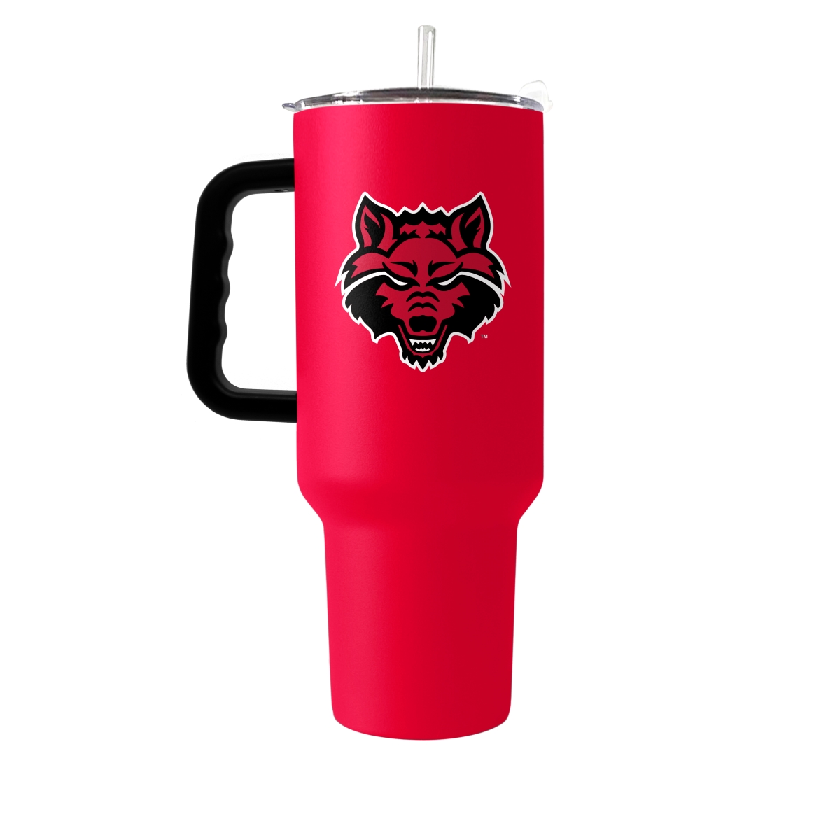 Picture of Logo Brands 109-S40PT-34 Arkansas State 40 oz Flipside Powder Coat Tumbler