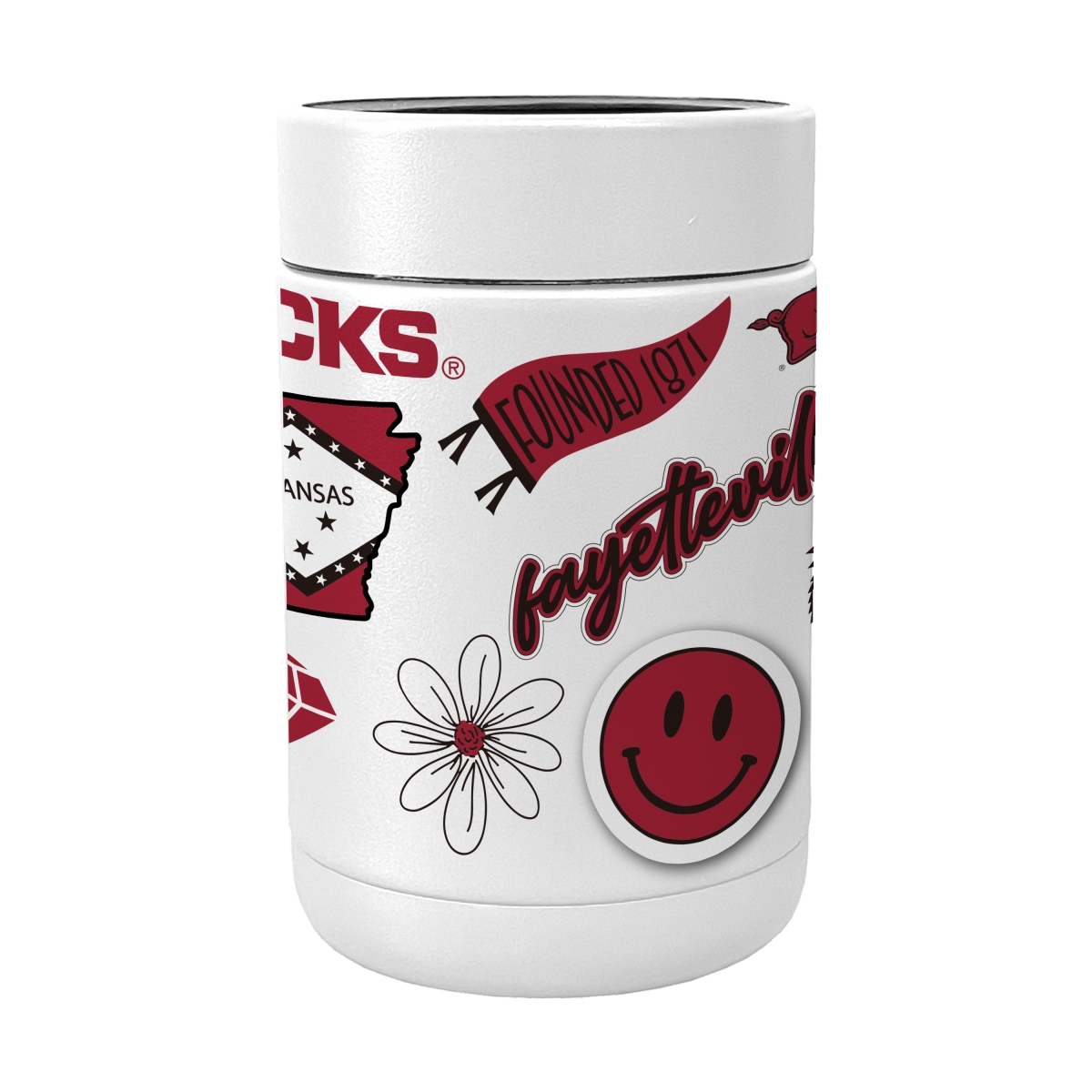 108-SCOOLP-63 NCAA Arkansas Razorbacks Powder Native Coat Coolie