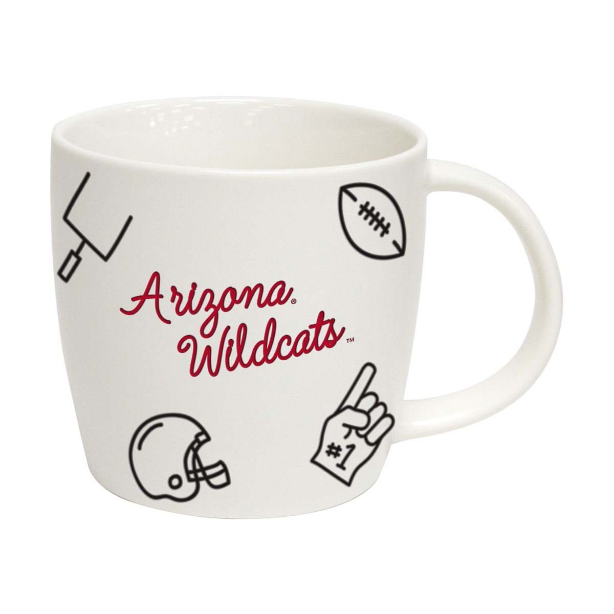 Picture of Logo Brands 106-C18PM 18 oz Arizona Playmaker Mug