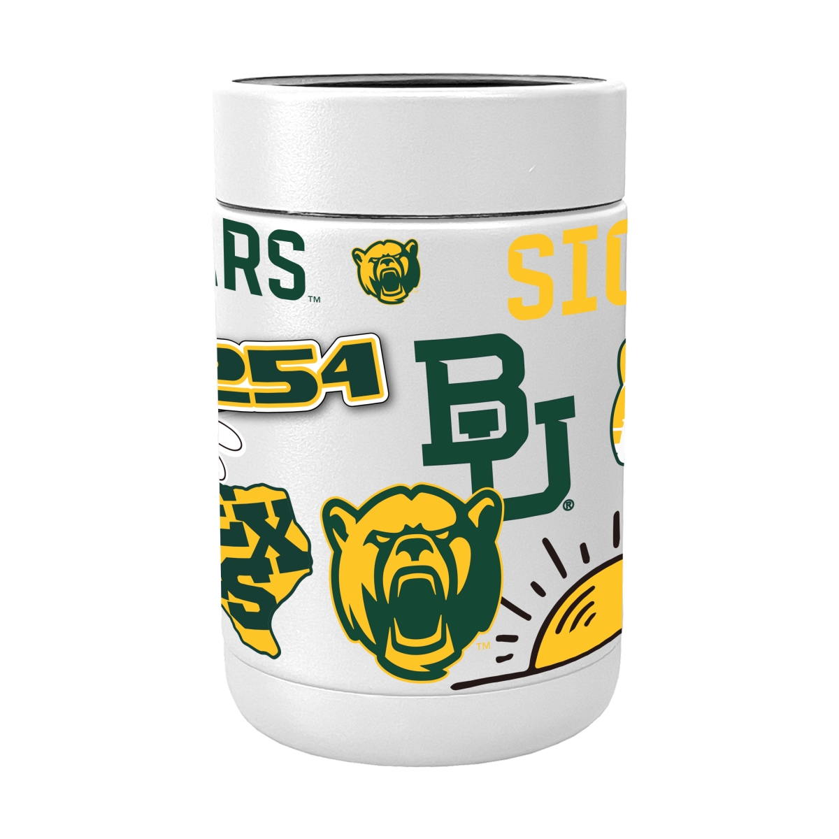 111-SCOOLP-63 NCAA Baylor Bears Powder Native Coat Coolie