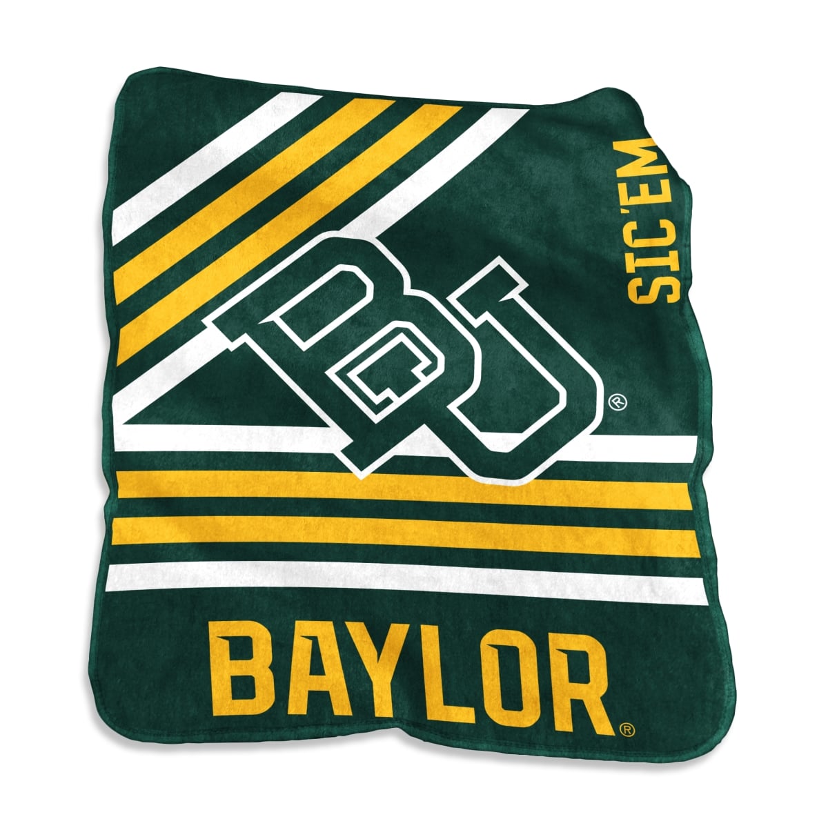 111-26C 50 x 60 in. Baylor Raschel Throw Blanket - Green