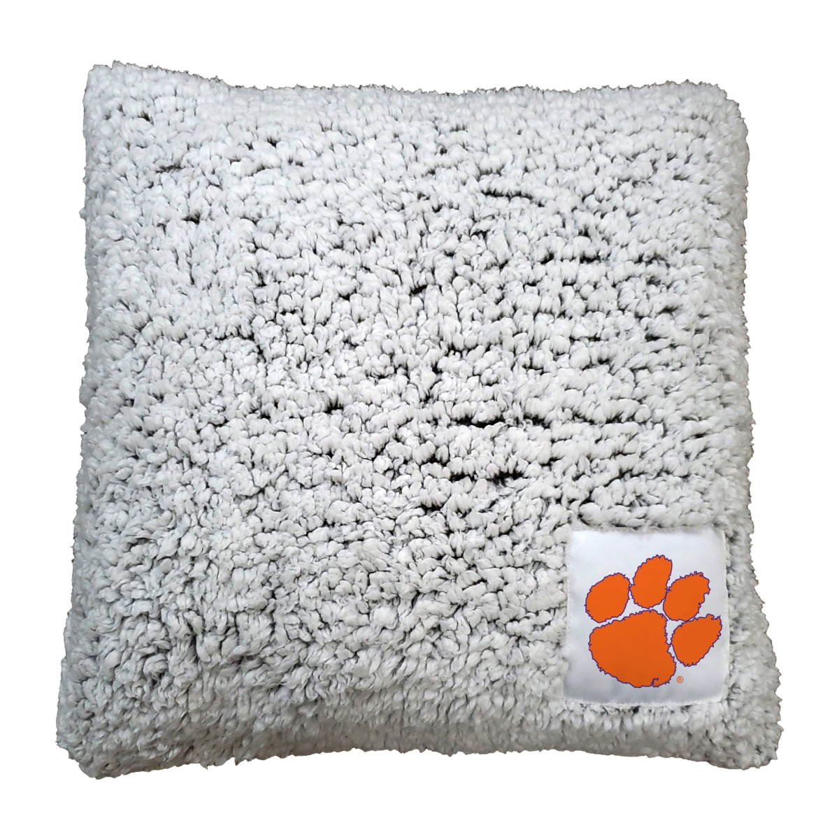 Picture of Logo Brands 123-812 16 x 16 in. Clemson Frosty Throw Pillow