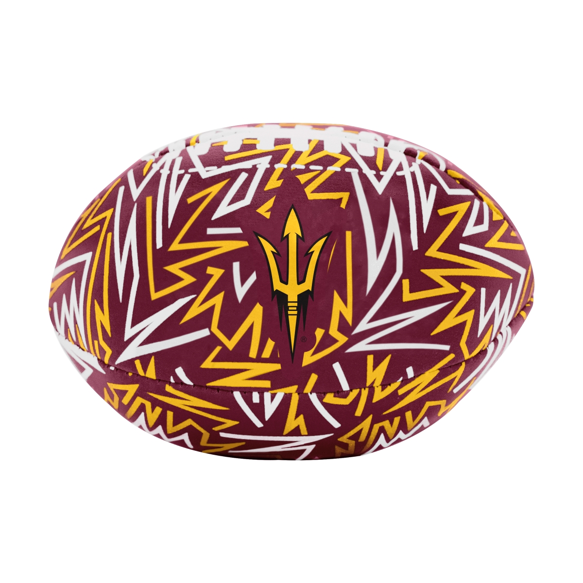 107-93MCS-R1 4.5 x 3 x 3 in. Arizona State Graffiti Micro Soft Football