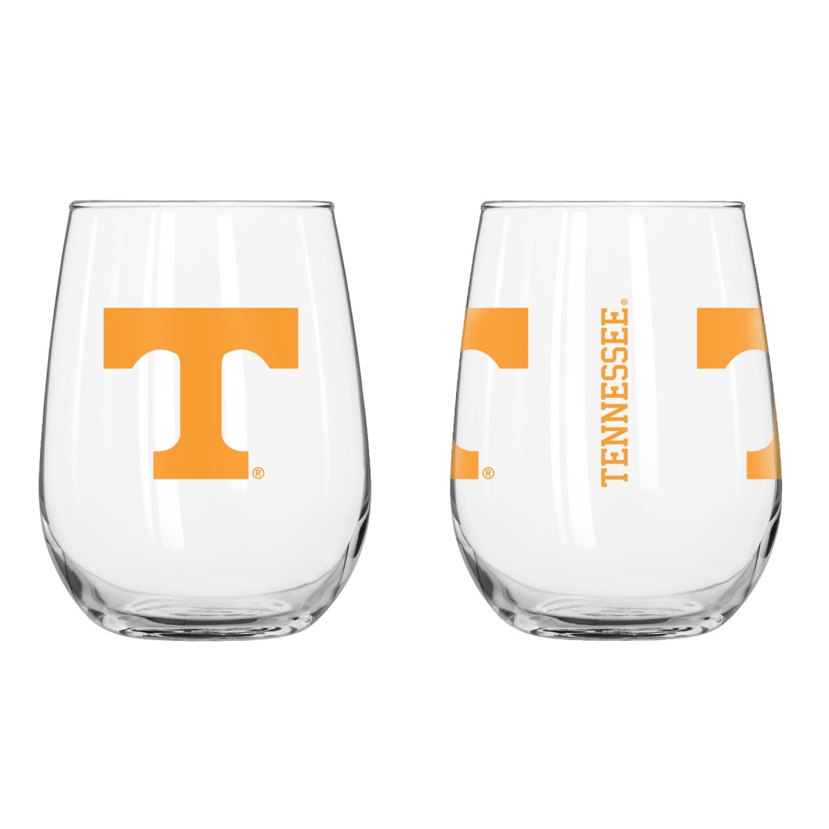 Picture of Logo Chair 217-G16CB-1 16 oz NCAA Tennessee Volunteers Gameday Curved Beverage Glass