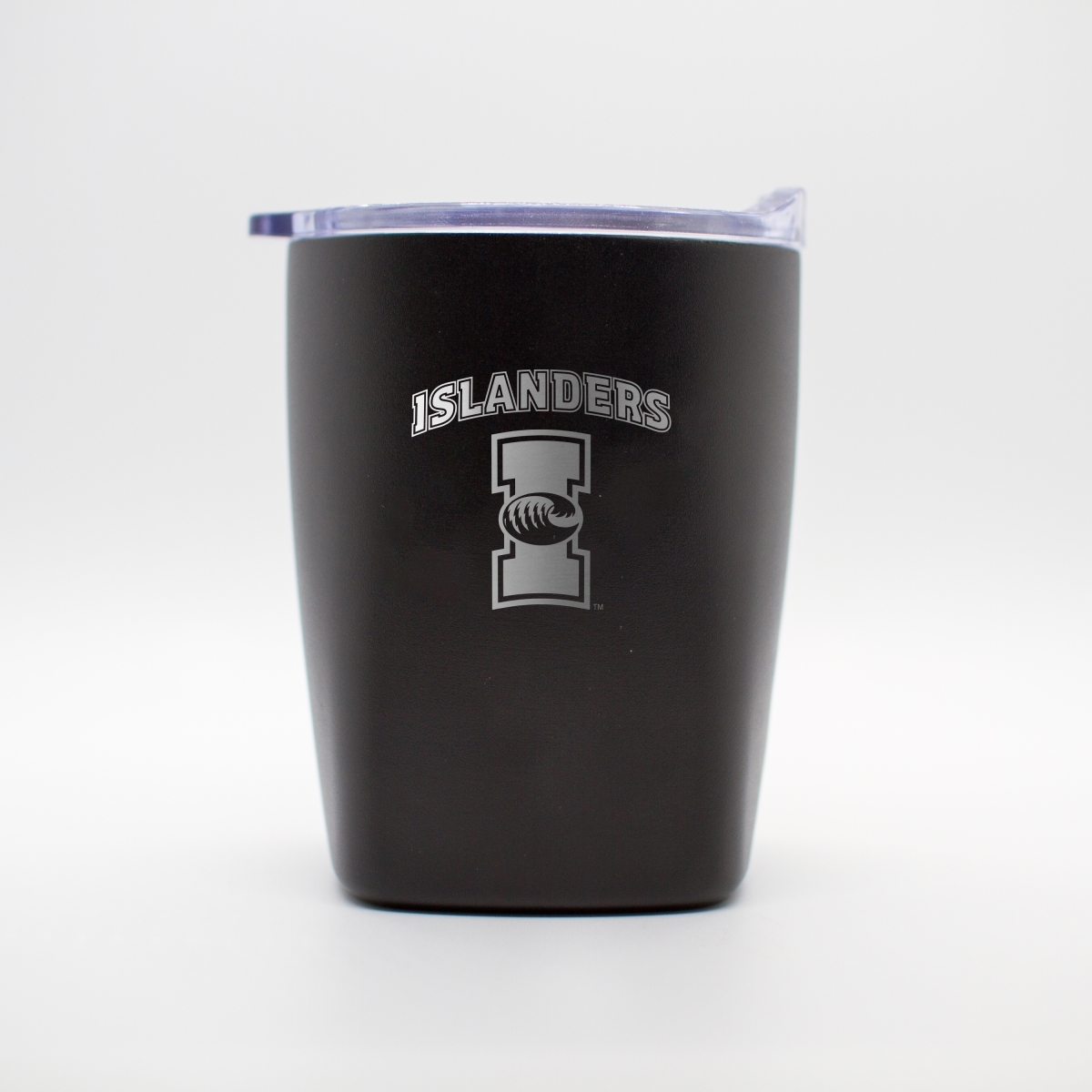 Picture of Logo Brands 1046-S14PR-BLK-9 Texas A&M University - Corpus Christi 10 oz Black Etch Powdercoat Rocks Tumbler