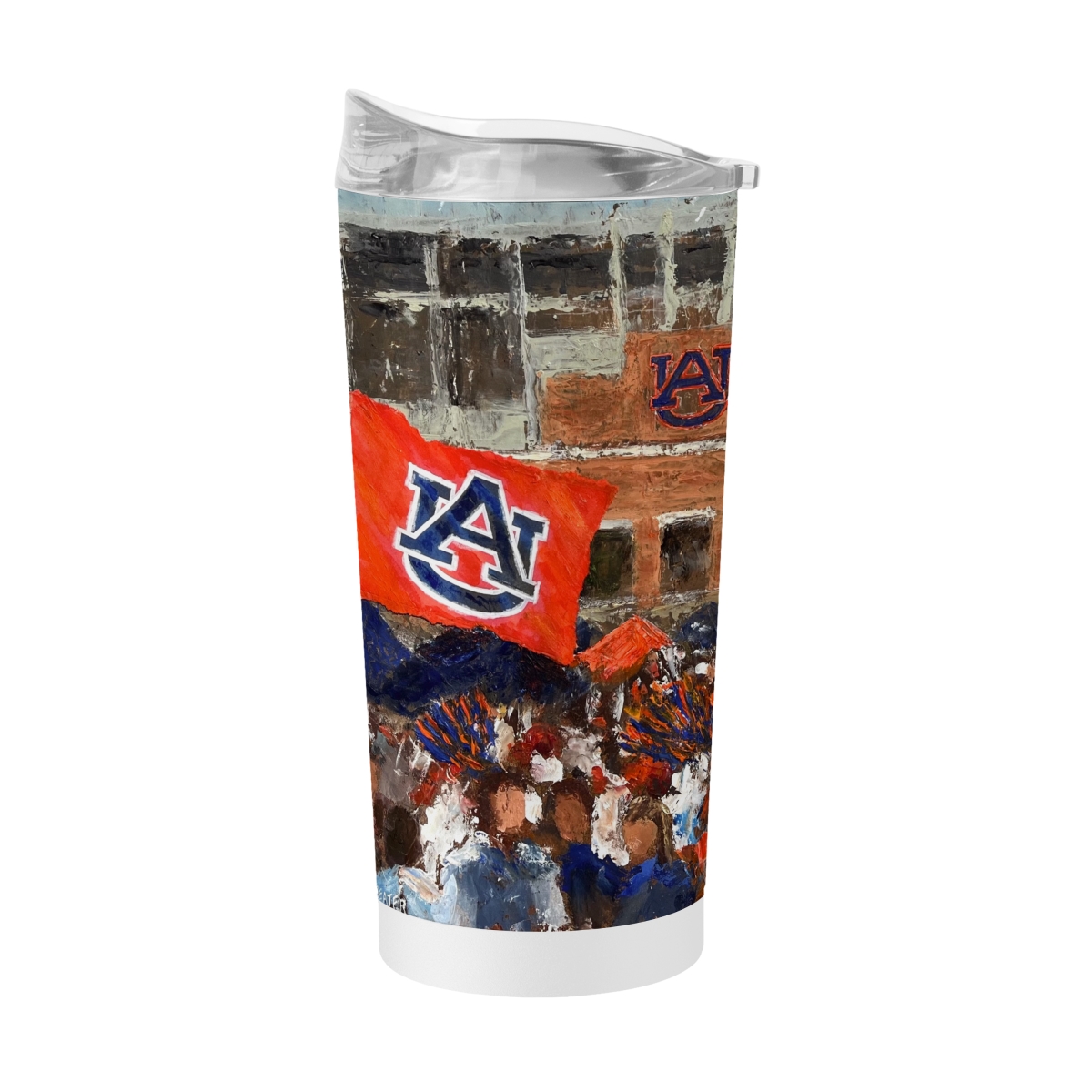 Picture of Logo Brands 110-S20PT-72 Auburn 20 oz Collector Powder Coat Tumbler