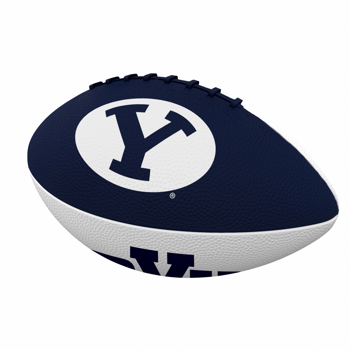 116-93JR-2 BYU Pinwheel Junior Size Rubber Football