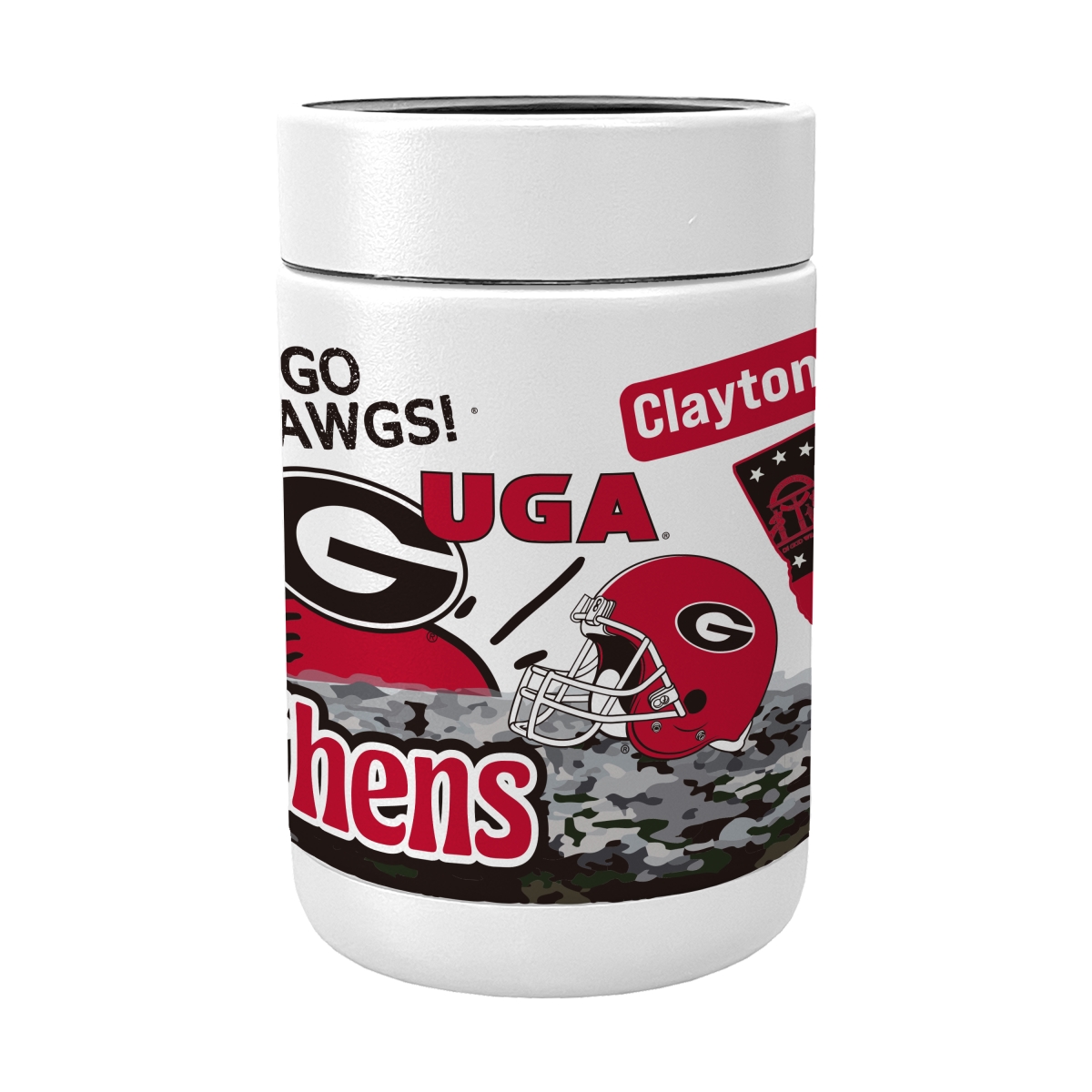 142-SCOOLP-63 NCAA Georgia Bulldogs Powder Coat Coolie